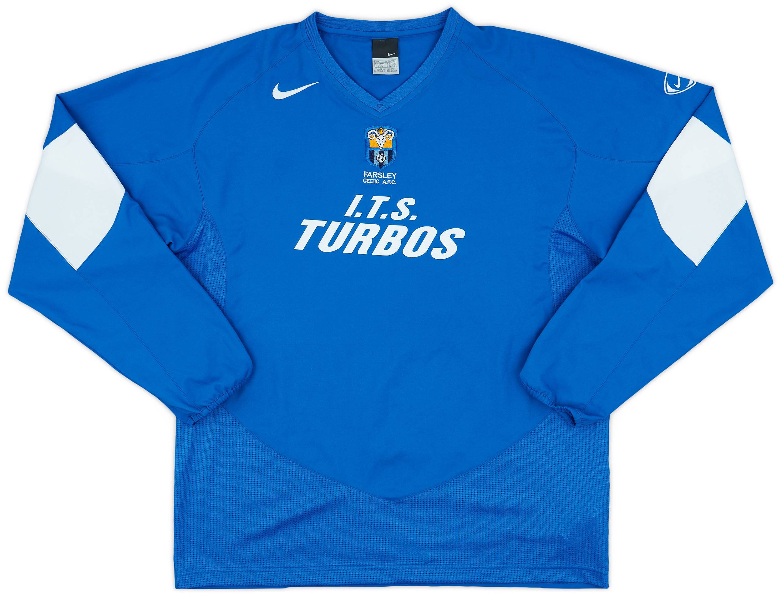 2005-06 Farsley Celtic Home L/S Shirt - 9/10 - (L)