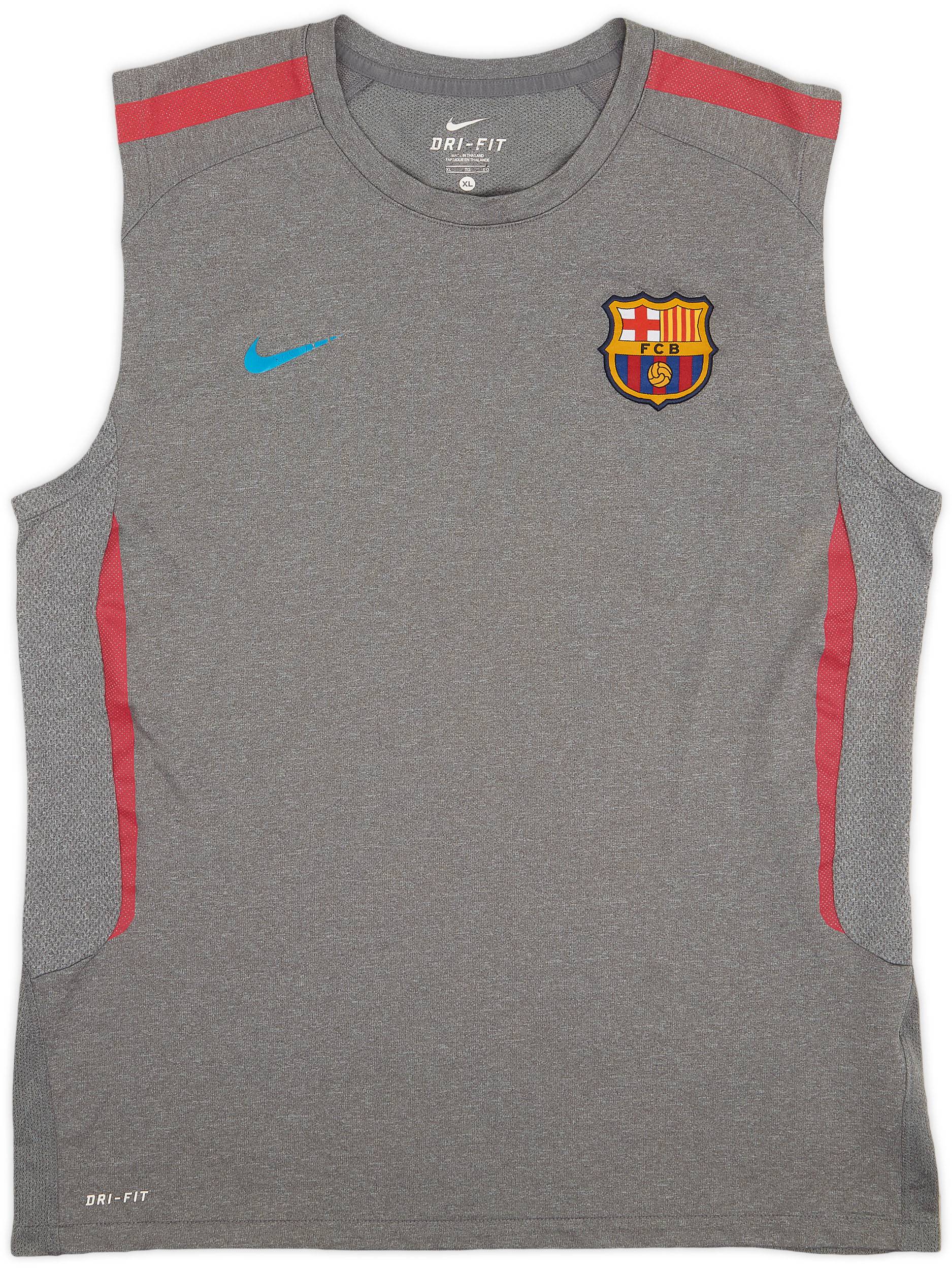 BARCELONA SLEEVELESS TRAINING SHIRT PLAYERS ISSUE LM , size