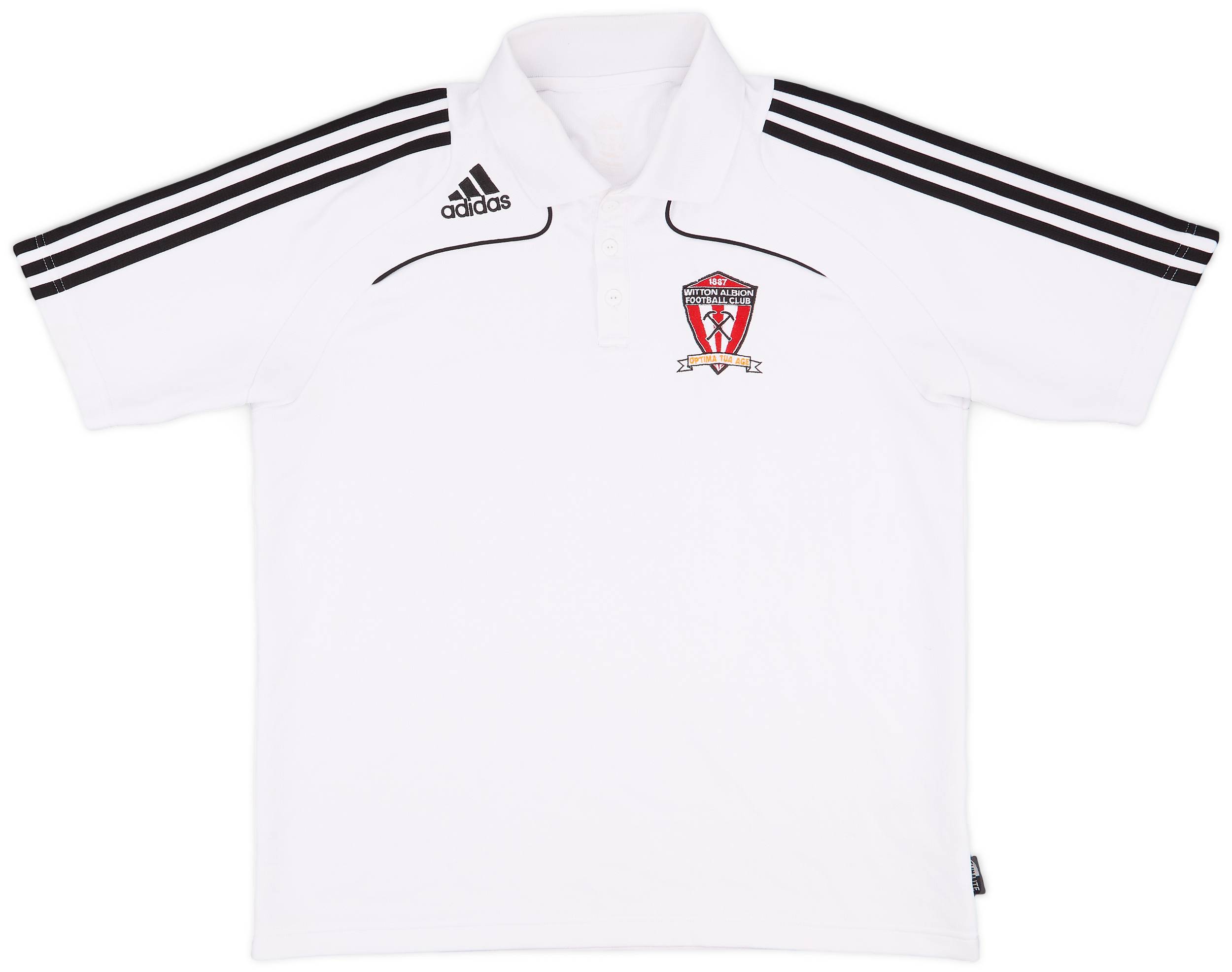 2008-09 Witton Albion adidas Polo Shirt - 9/10 - (L)