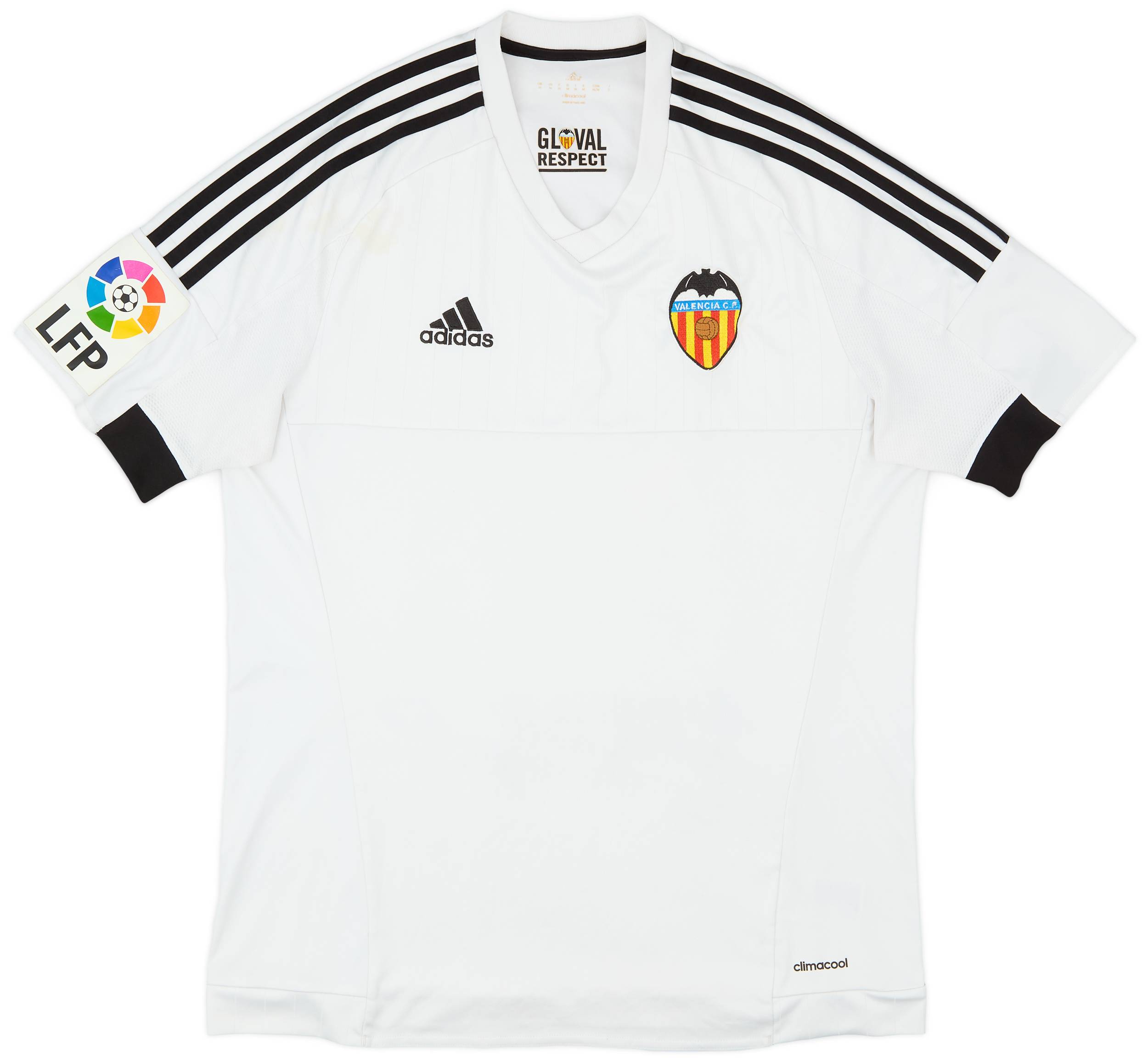 2015-16 Valencia Home Shirt - 8/10 - (M)