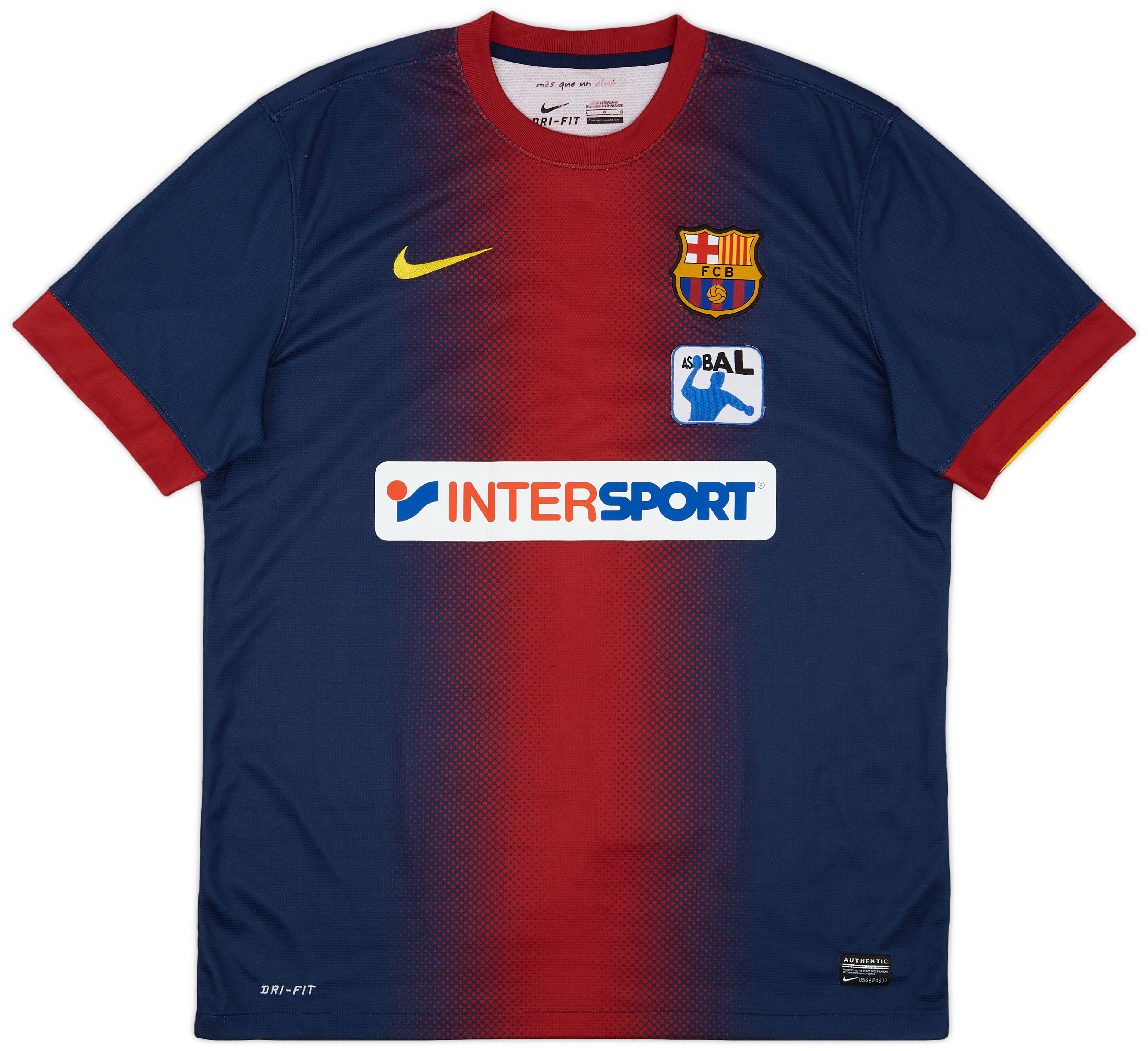 2012-13 Barcelona Handball Home Shirt - 9/10 - (L)