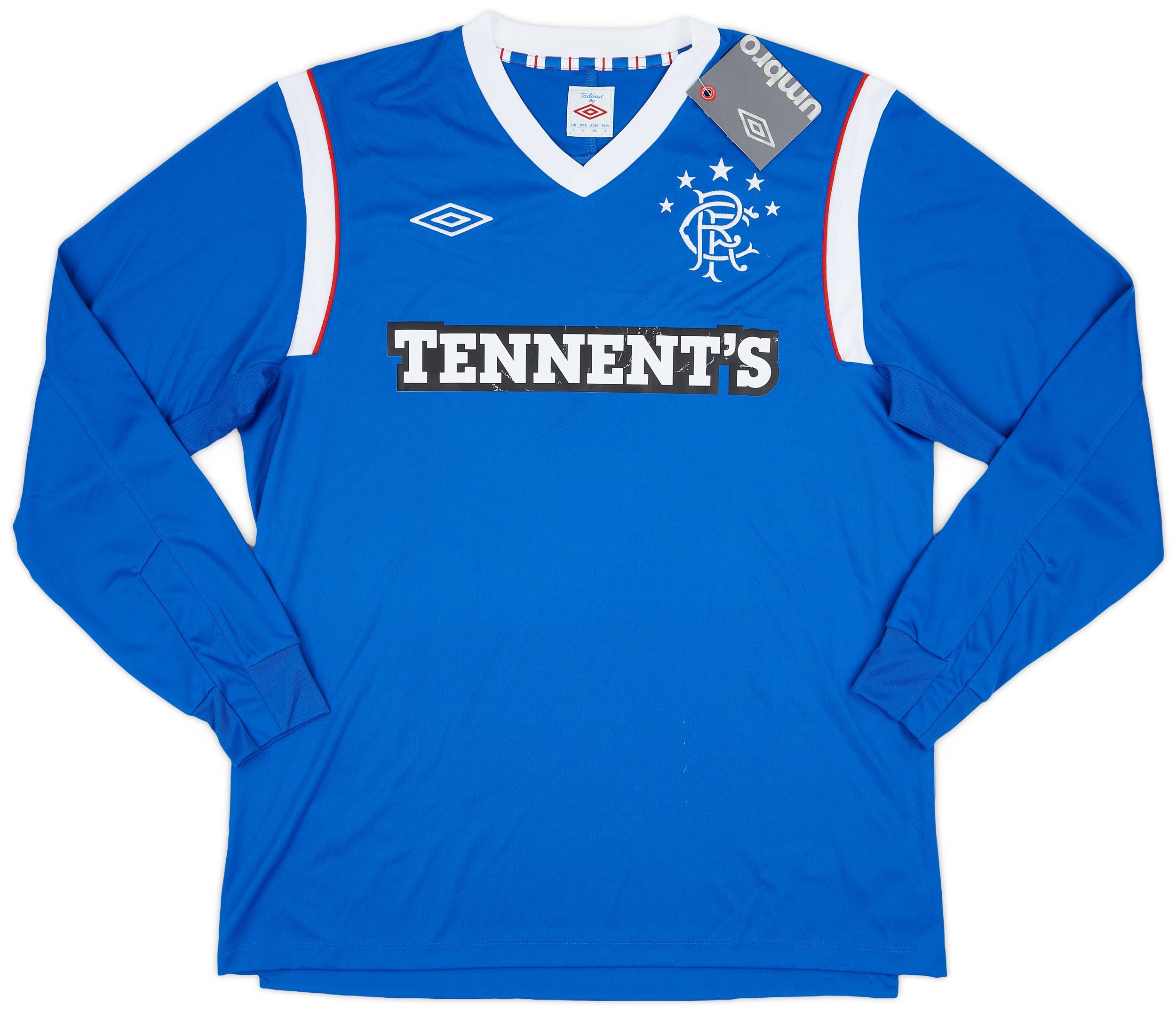 2011-12 Rangers Home L/S Shirt (L)