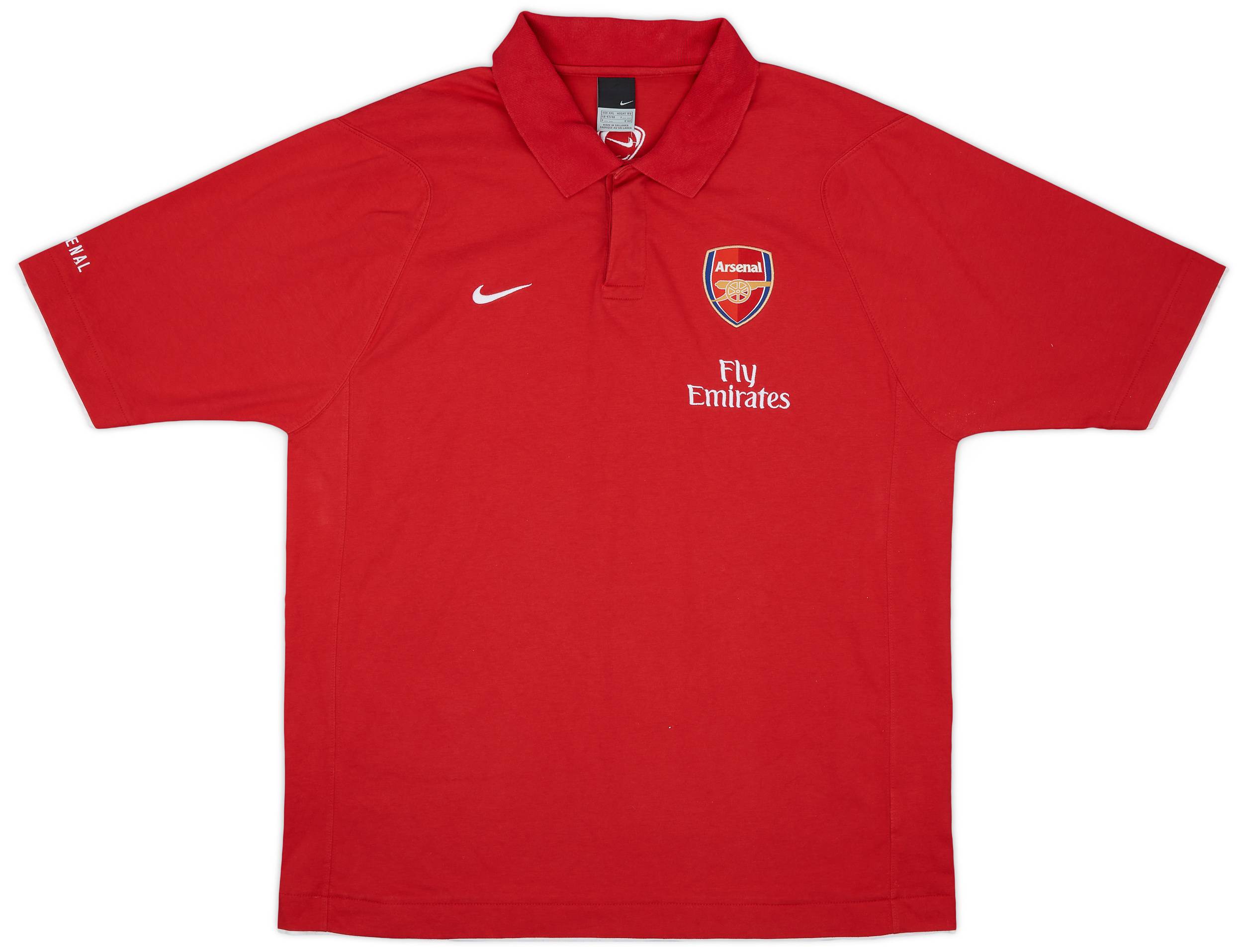 2006-07 Arsenal Nike Polo Shirt - 8/10 - X(XL)
