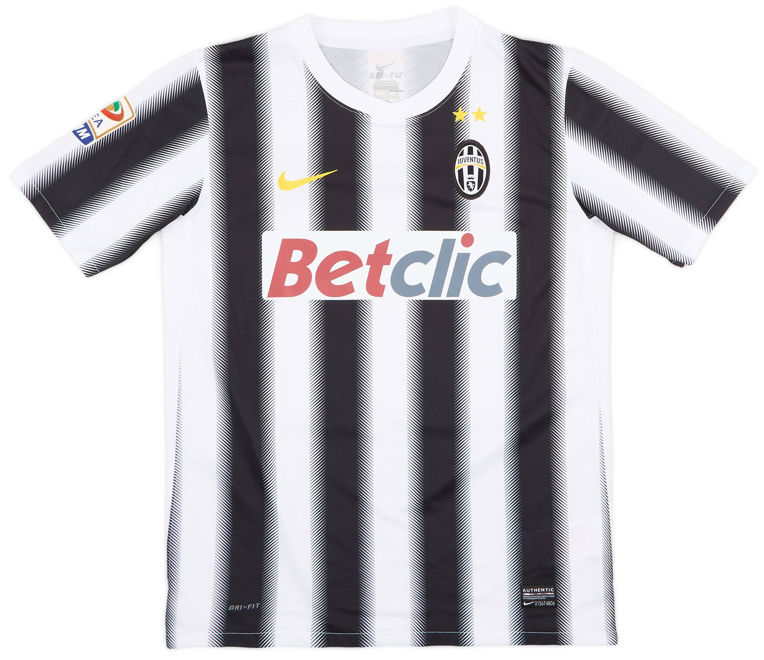 2011-12 Juventus Home Shirt Pirlo #21 - 8/10 - (XL.Boys)