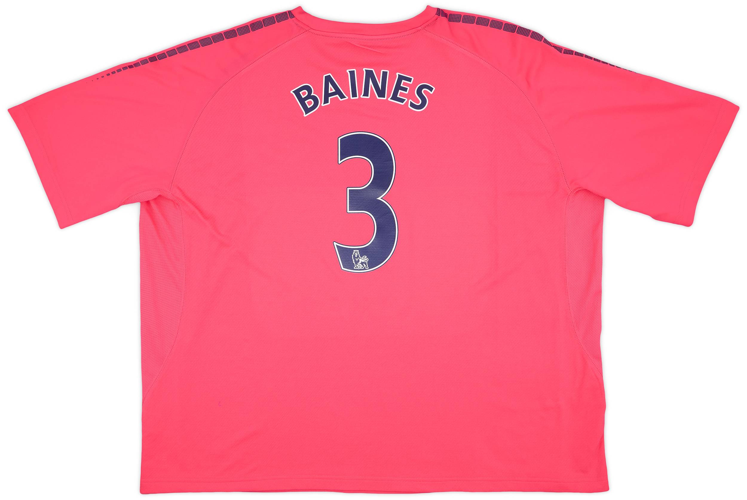 2010-11 Everton Away Shirt Baines #3 - 10/10 - (4XL)