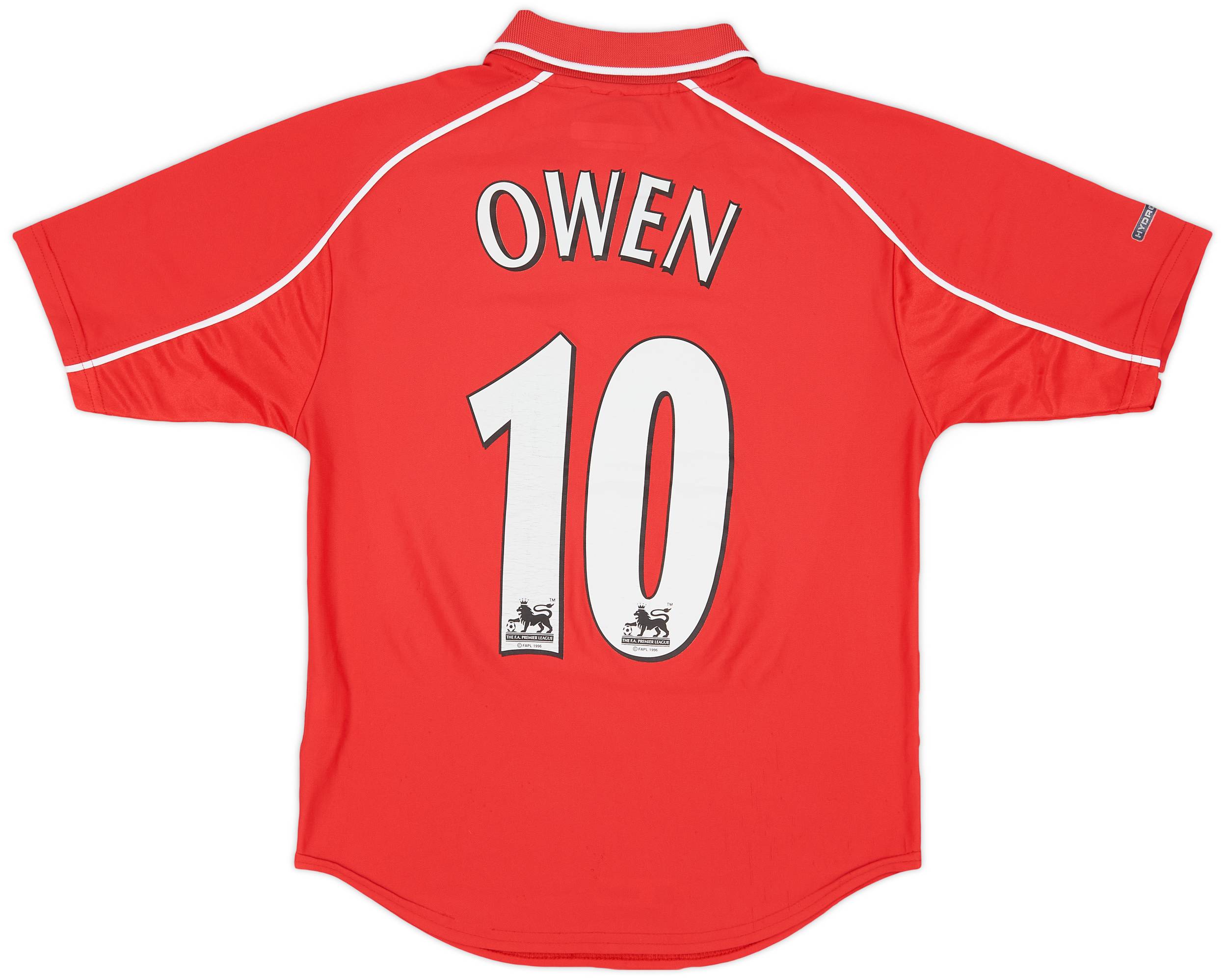 2000-02 Liverpool Home Shirt Owen #10 - 6/10 - (XL.Boys)