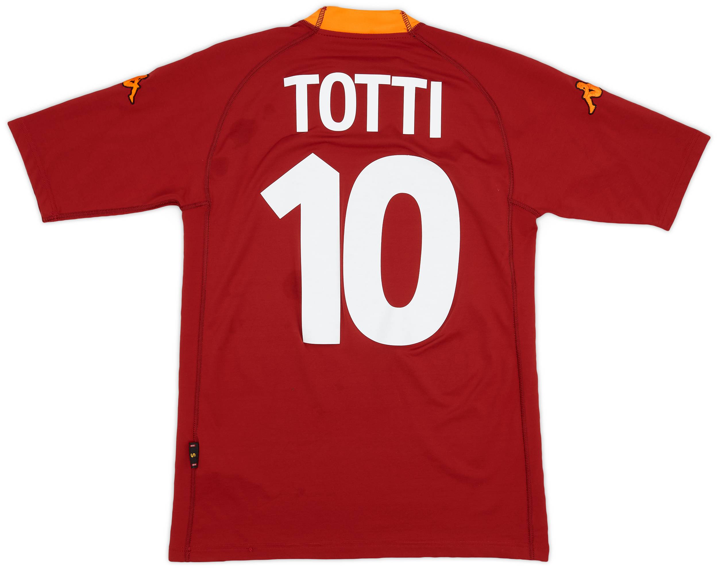 2000-01 Roma Home Shirt Totti #10 - 6/10 - (S)