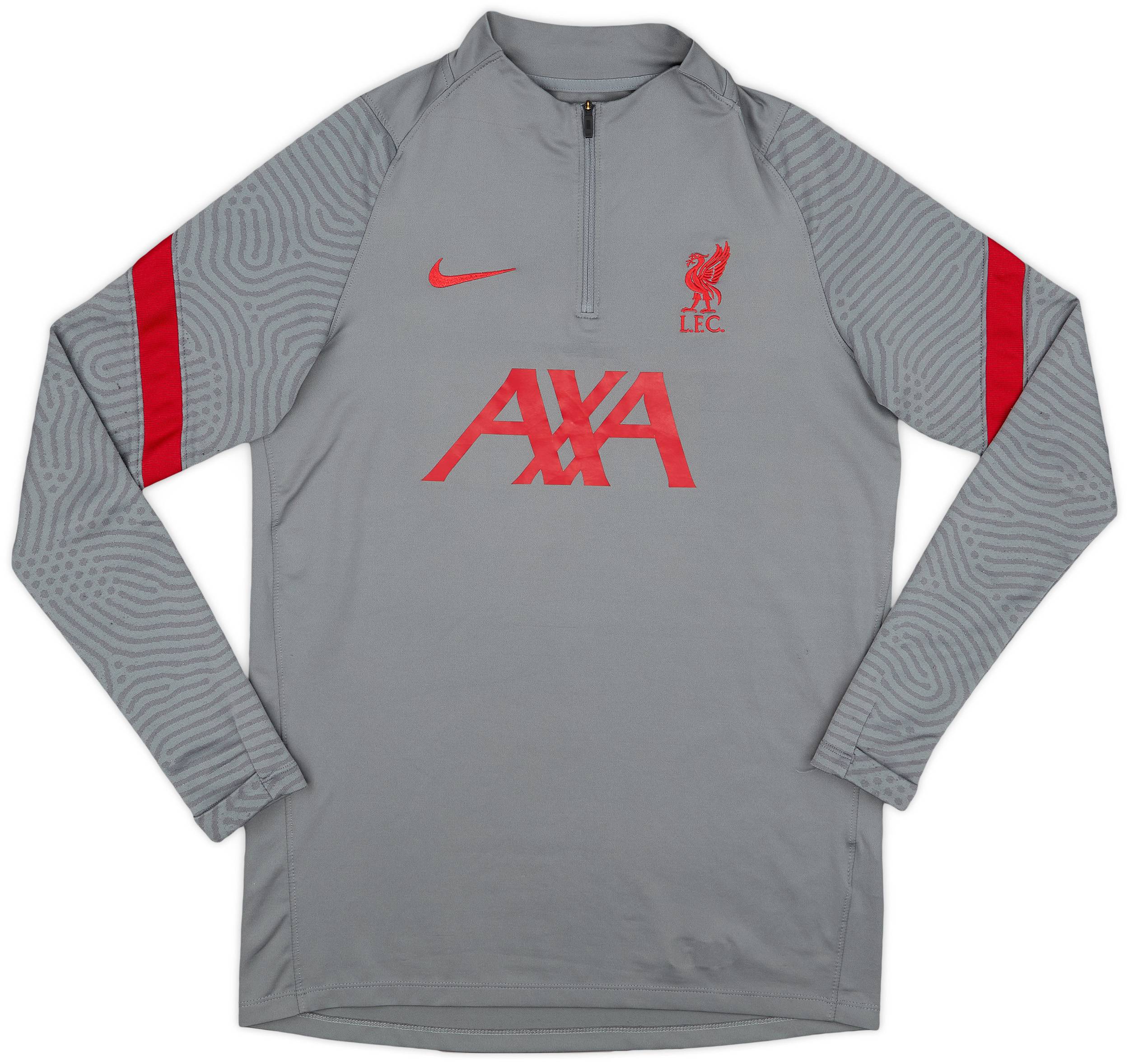2020-21 Liverpool Nike 1/4 Zip Drill Top - 8/10 - (M)