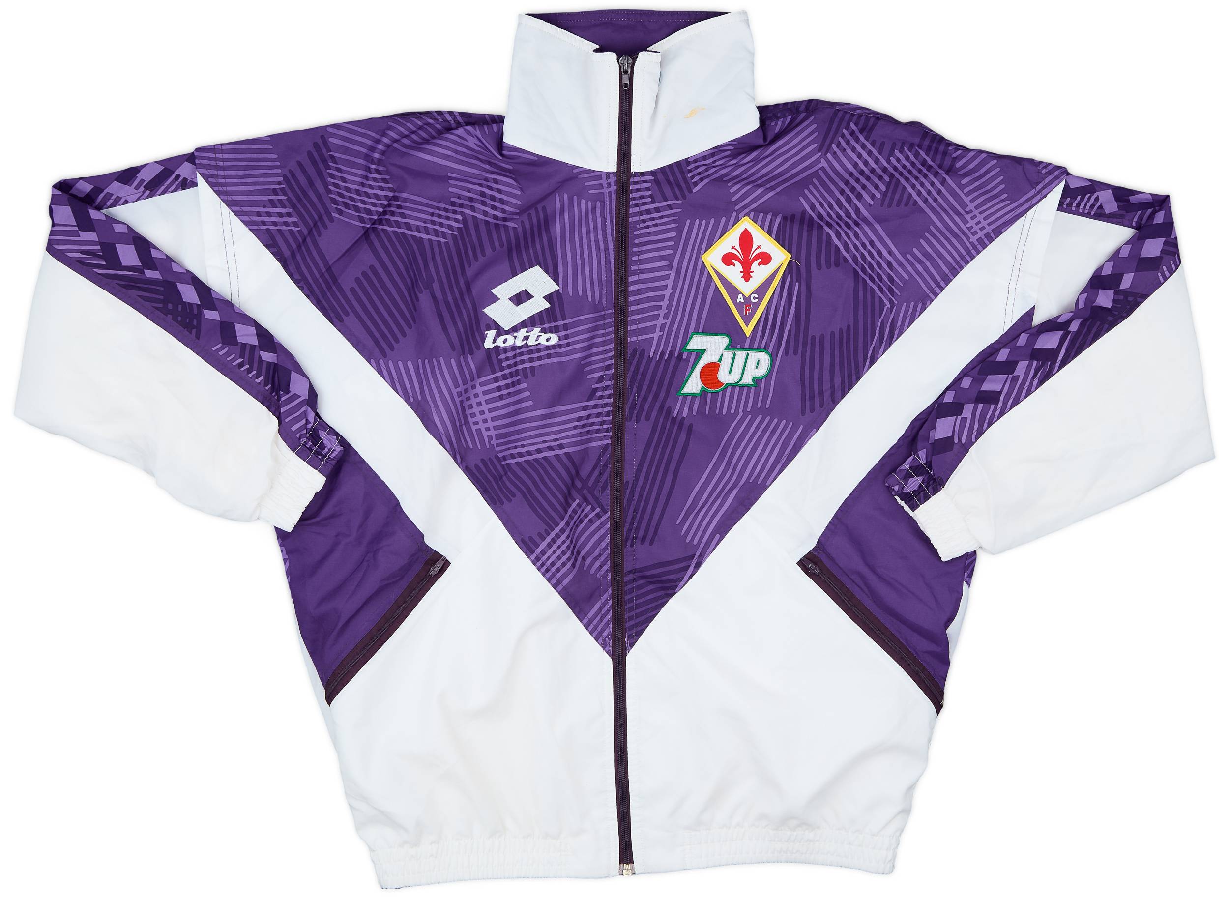 1992-93 Fiorentina Lotto Track Jacket - 9/10 - (L)