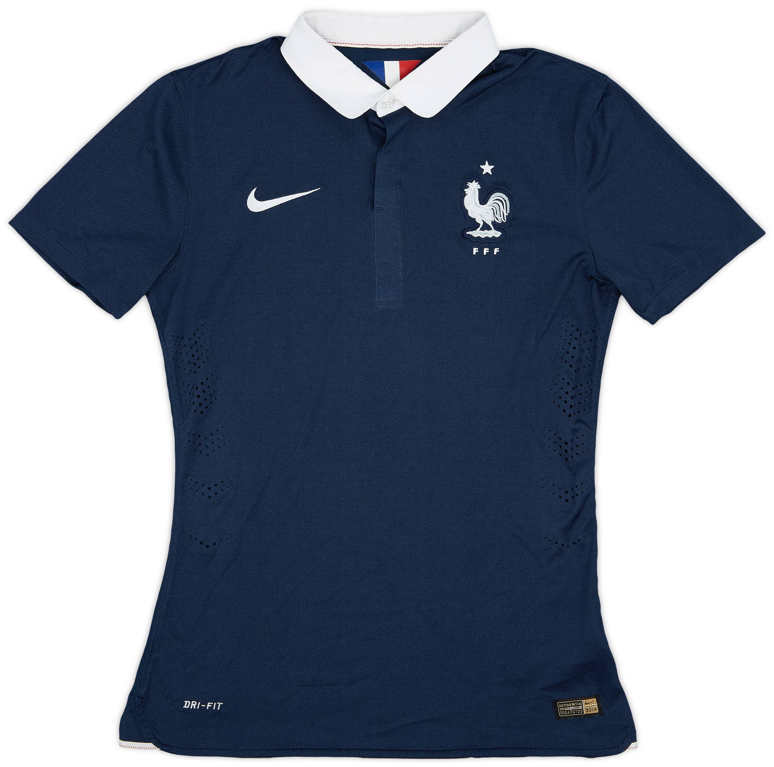 2014-15 France Authentic Home Shirt - 8/10 - (M)