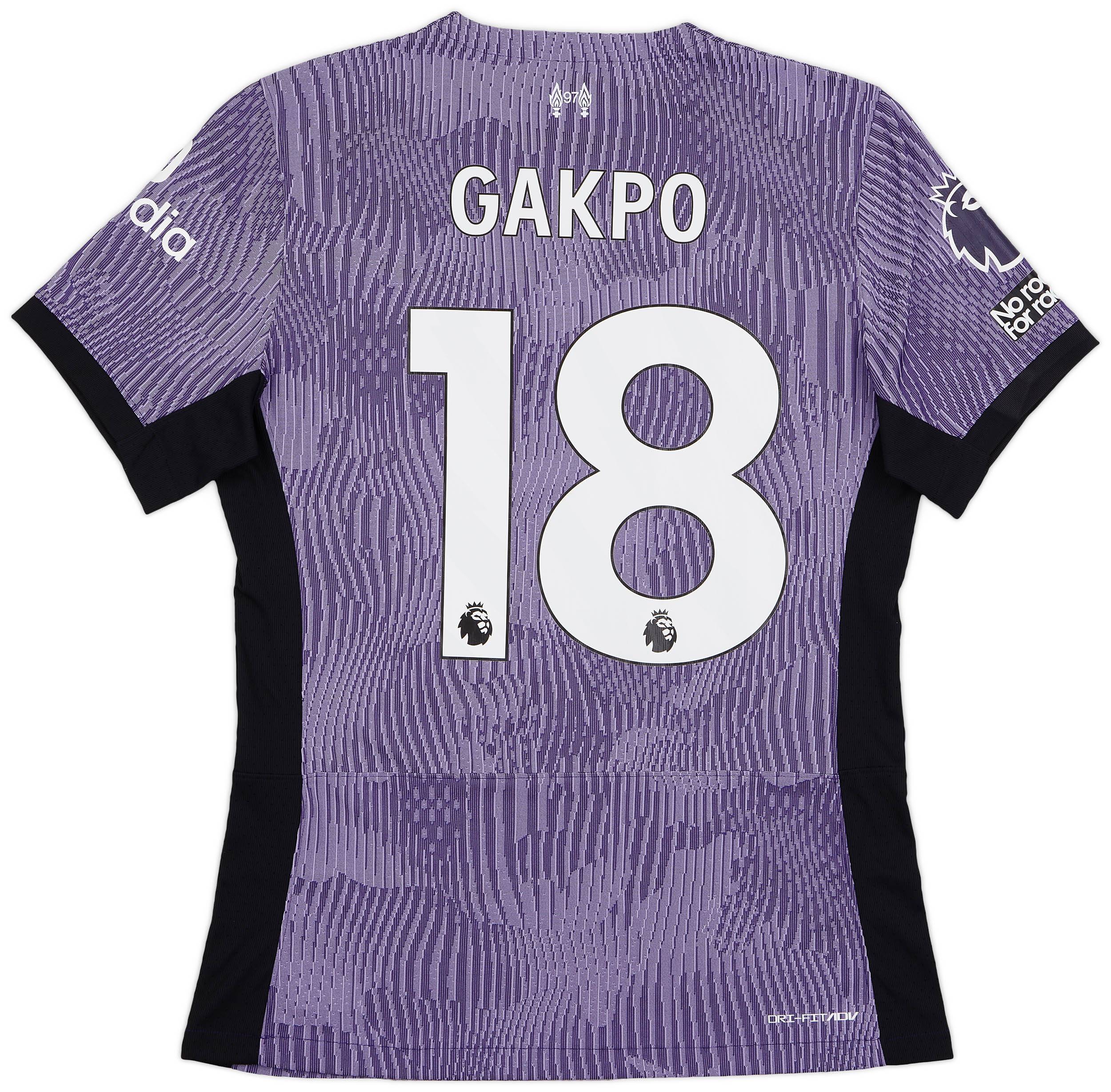Nike Liverpool Dri-Fit ADV Match Home Gakpo 18 Jersey 2024