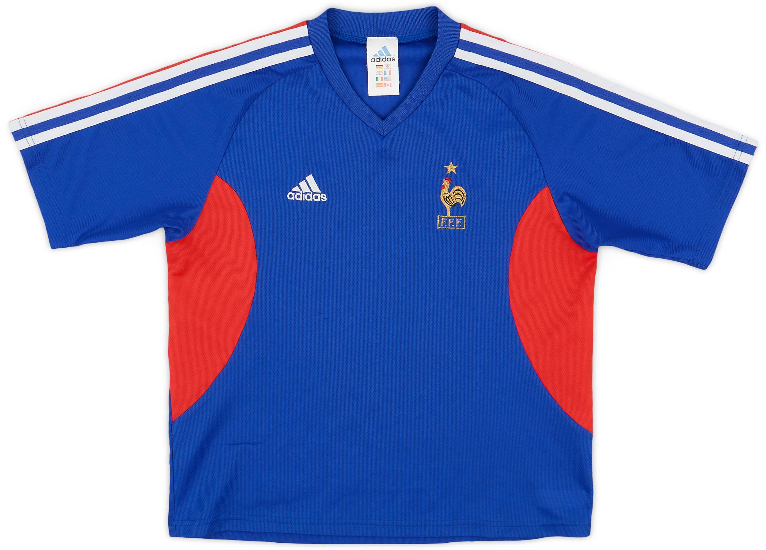2002-04 France Home Shirt - 7/10 - (M.Boys)