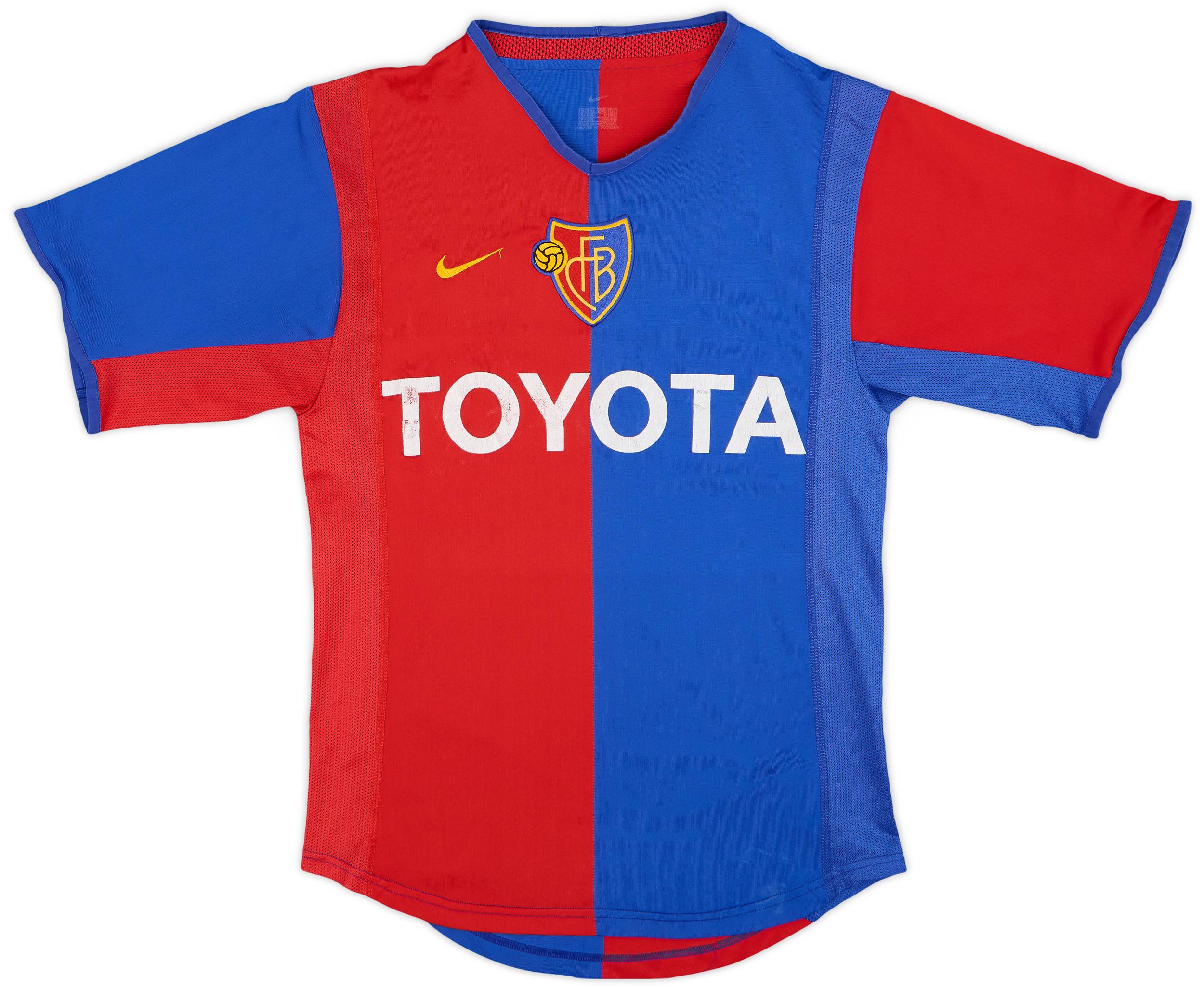 2002-04 FC Basel Home Shirt - 6/10 - (XL.Boys)