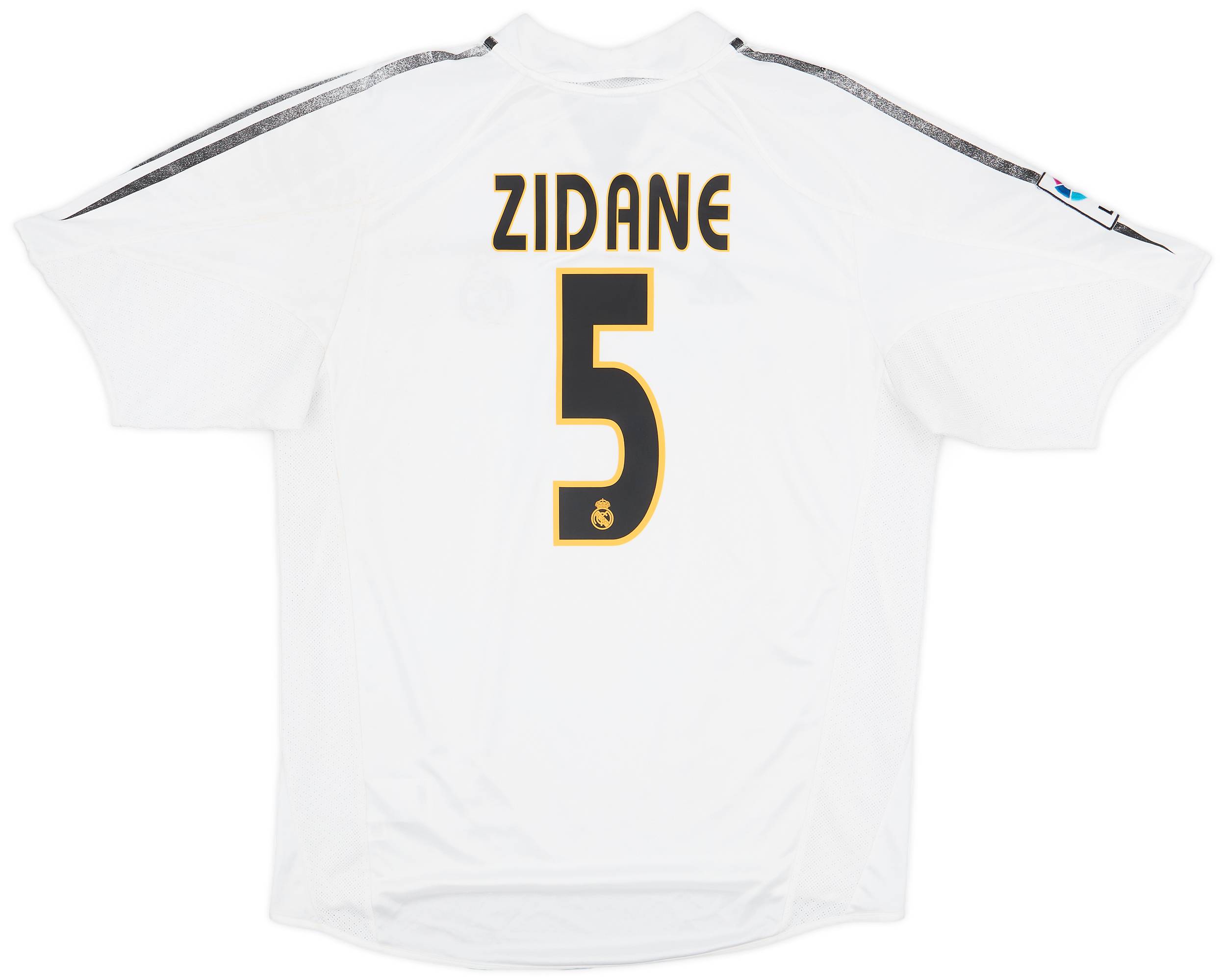 2004-05 Real Madrid Home Shirt Zidane #5 - 5/10 - (L)