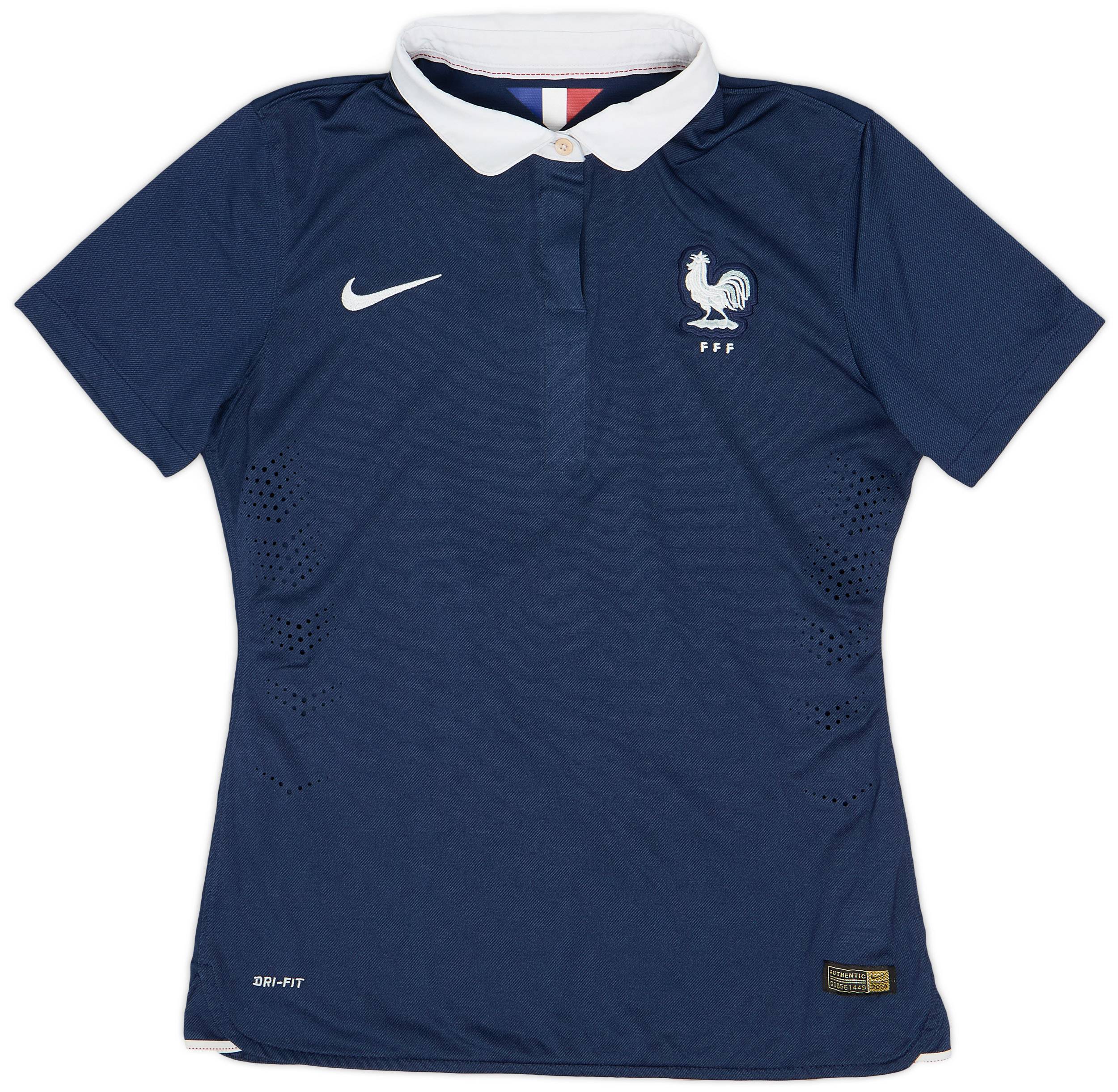 2014-15 France Player Issue Home Shirt #5 - 9/10 - (M)