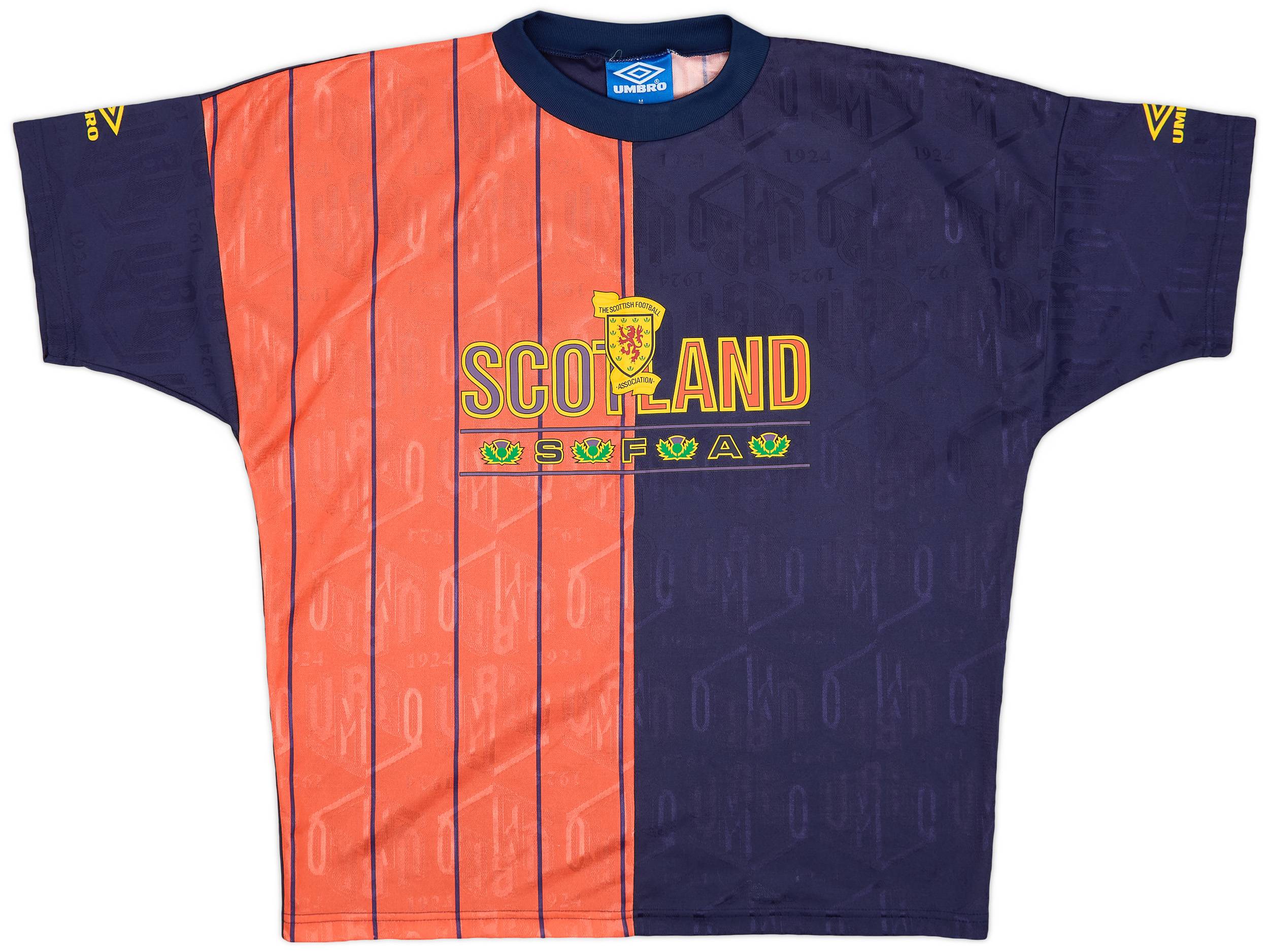 世界を買える 海外ブランド Umbro Scotland 1994-95 Training (M) - 9/10 - Shirt ウェア