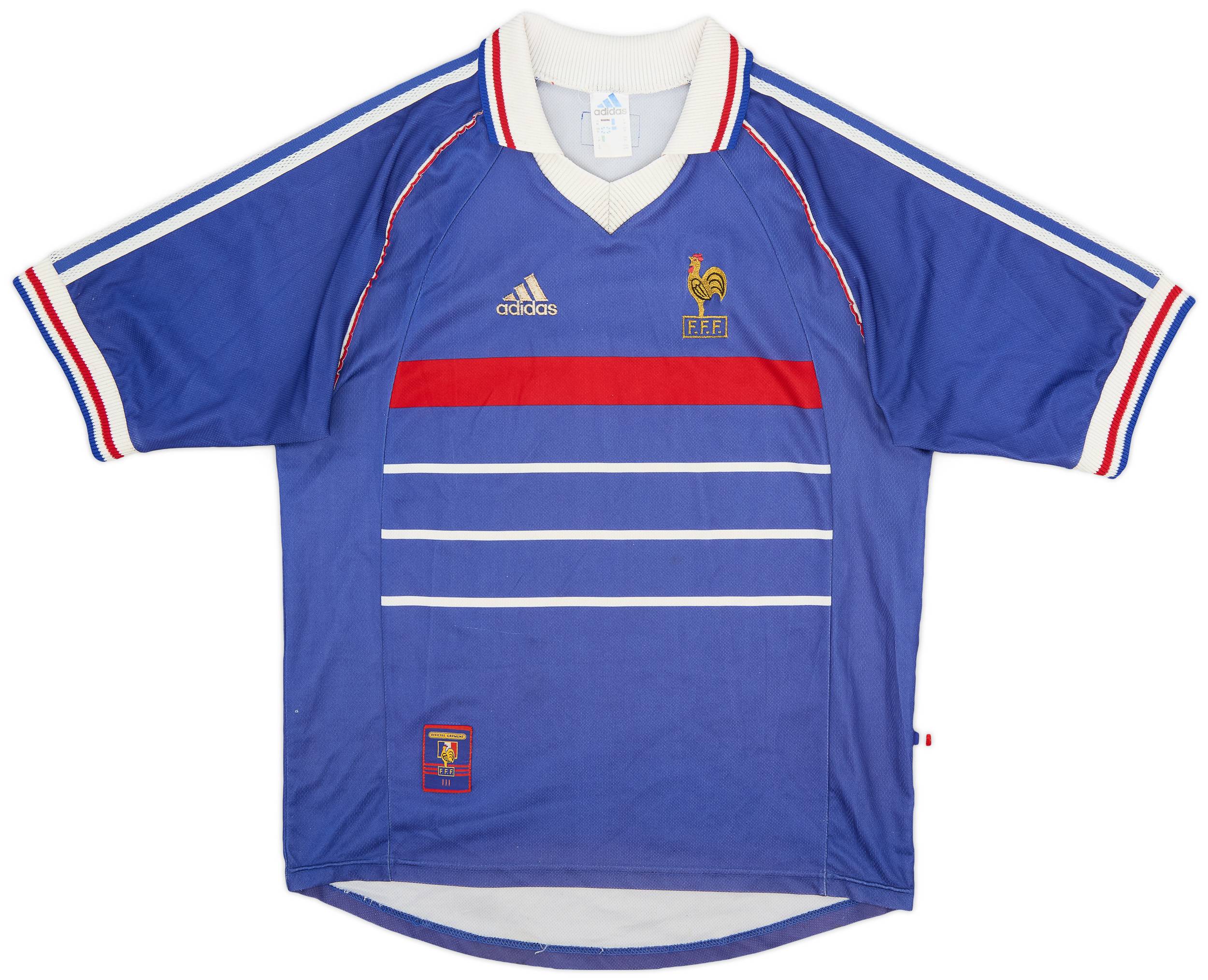 1998-00 France Home Shirt - 6/10 - (M)