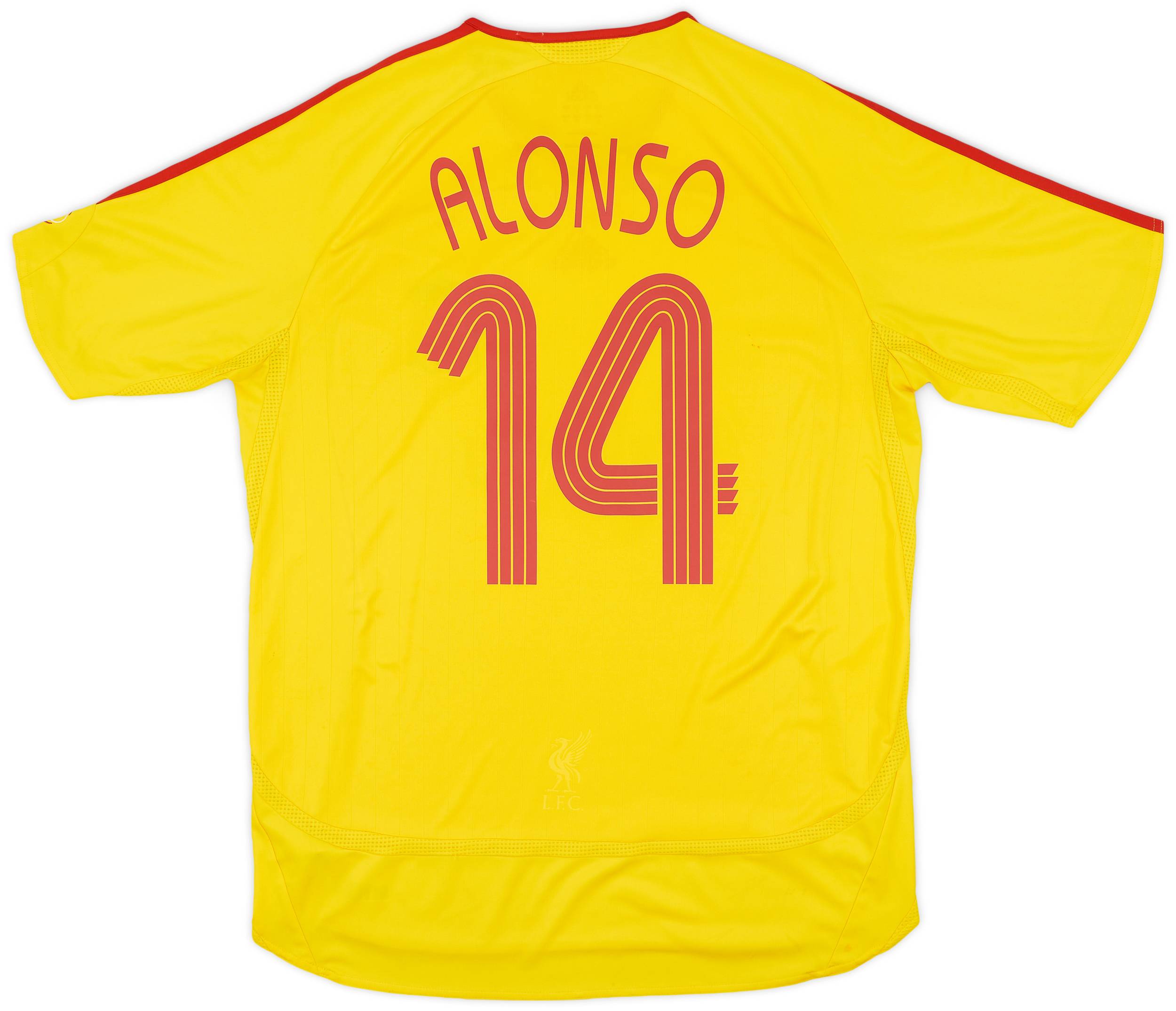2006-07 Liverpool Away Shirt Alonso #14 - 5/10 - (L)