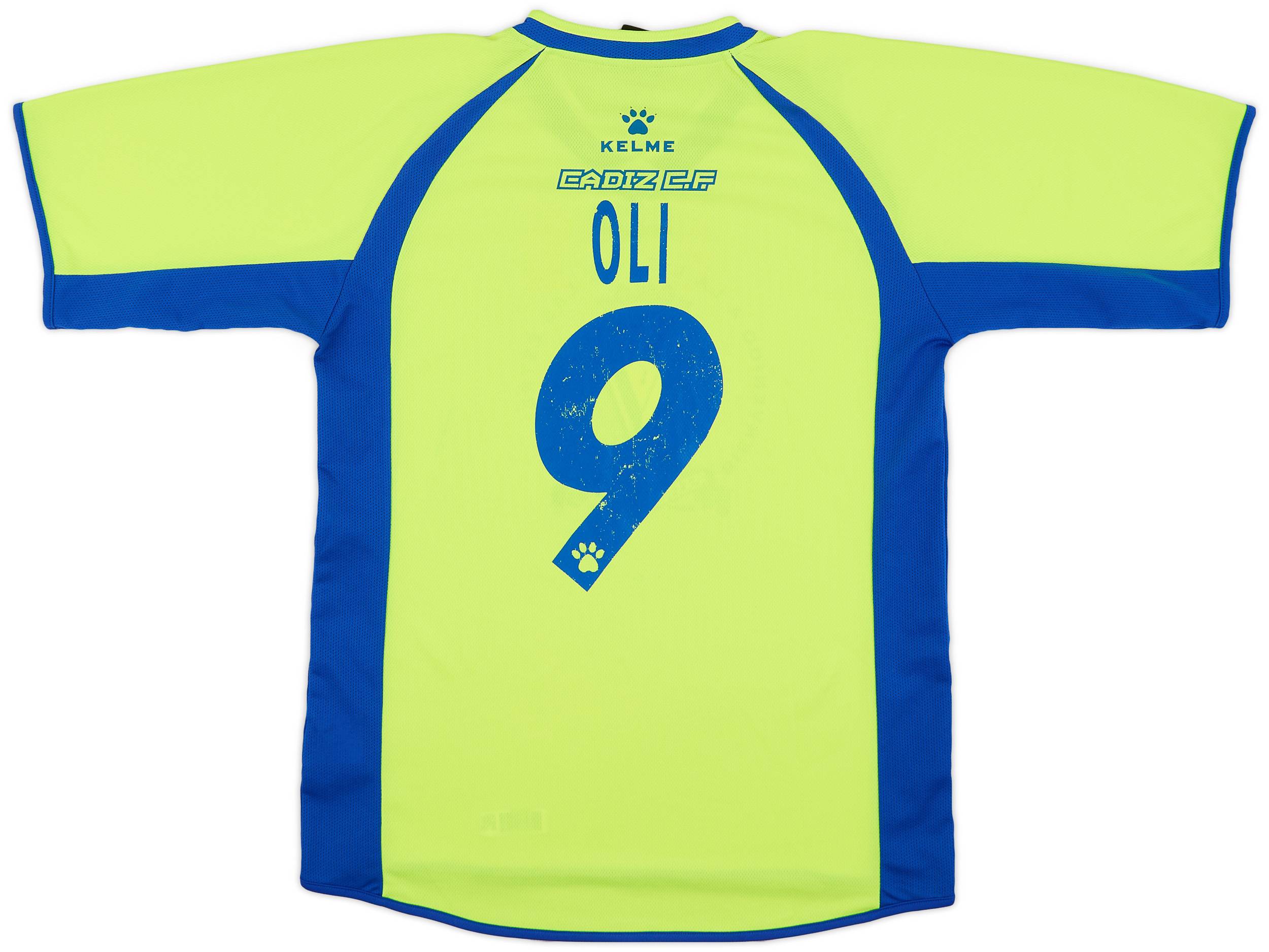 2004-05 Cadiz Kelme Training Shirt Oli #9 - 5/10 - (S)