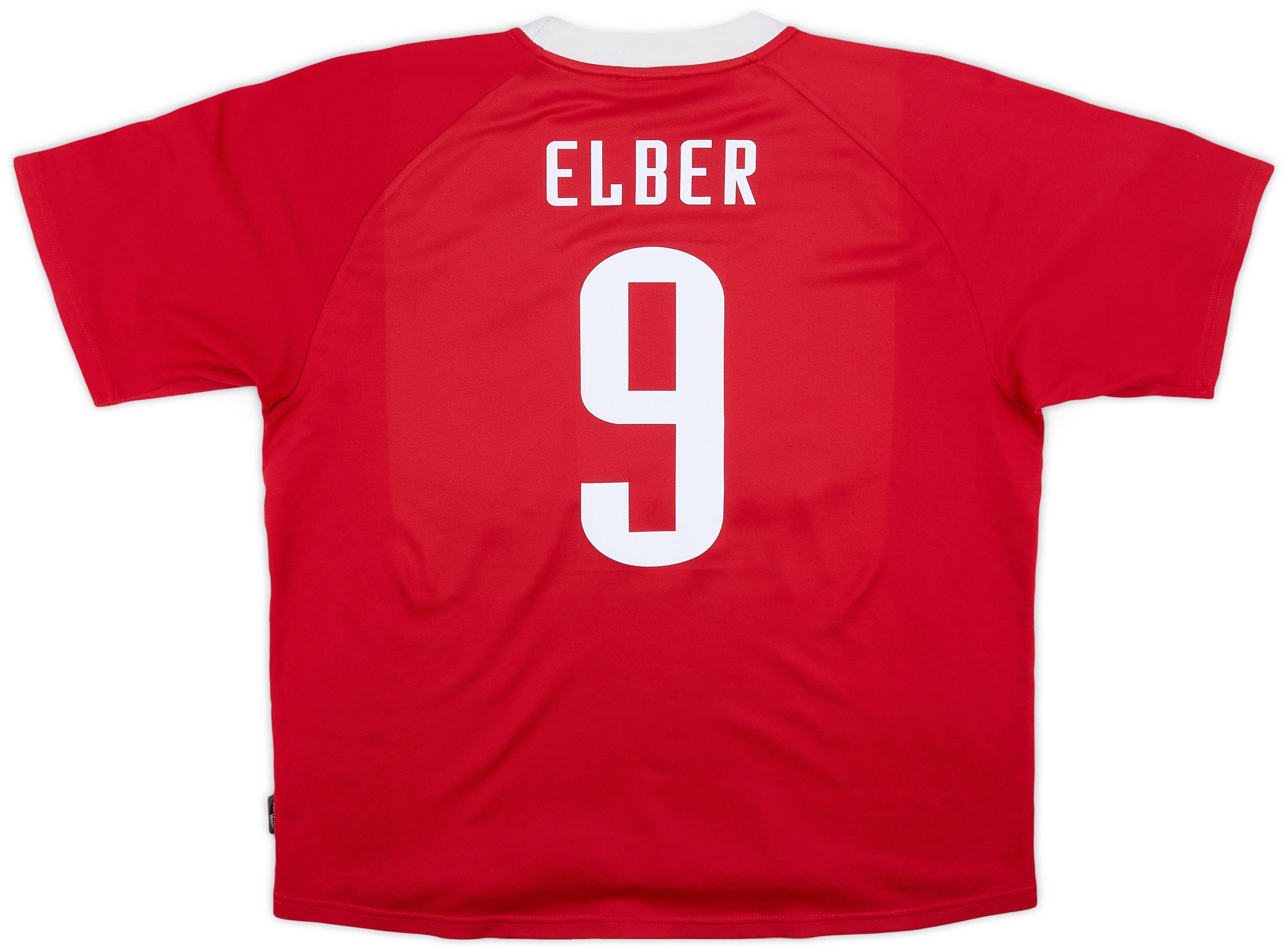 2001-02 Bayern Munich CL Shirt Elber #9 - 5/10 - (L)