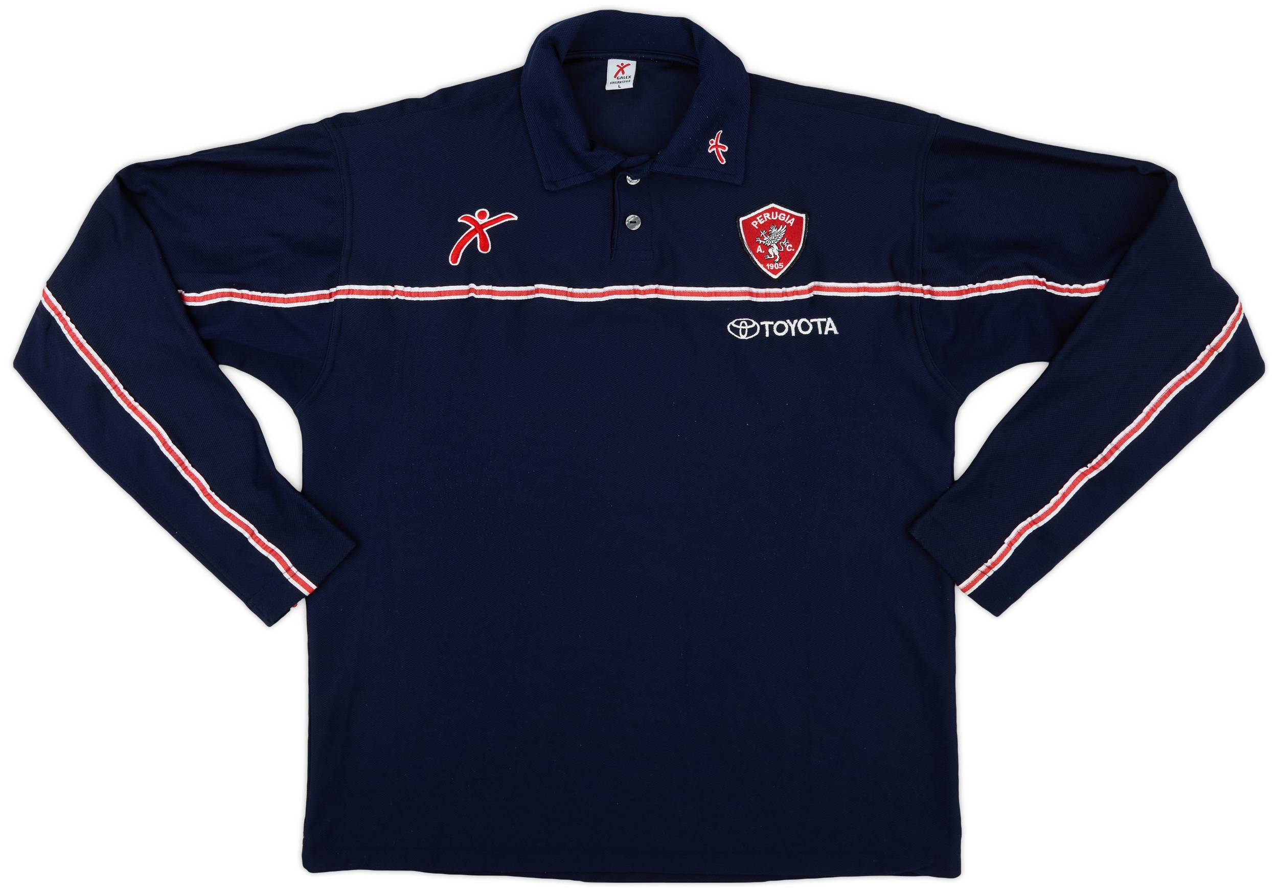 2003-04 Perugia Galex Polo L/S Shirt - 9/10 - (L)