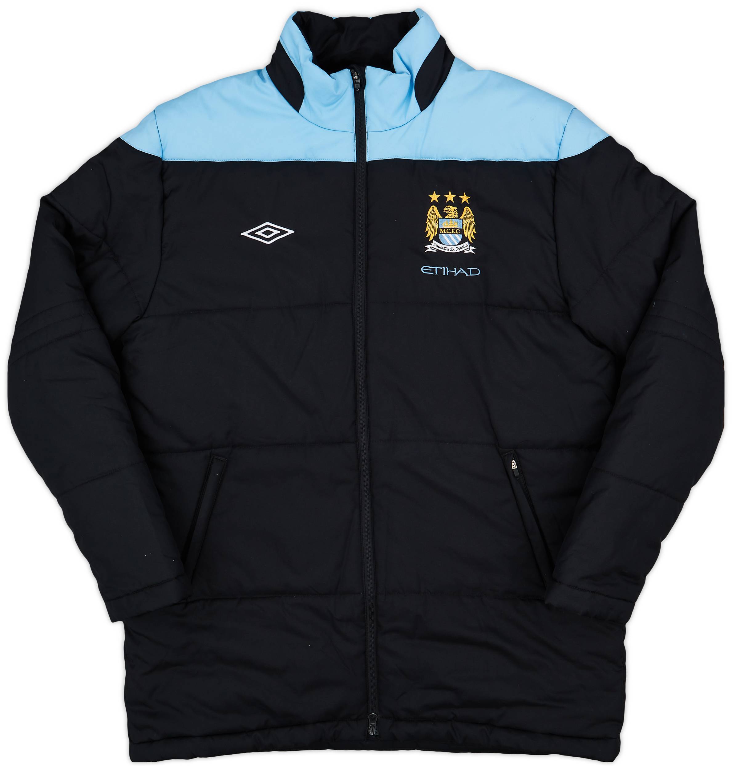 2012-13 Manchester City Umbro Padded Bench Coat - 6/10 - (XL)