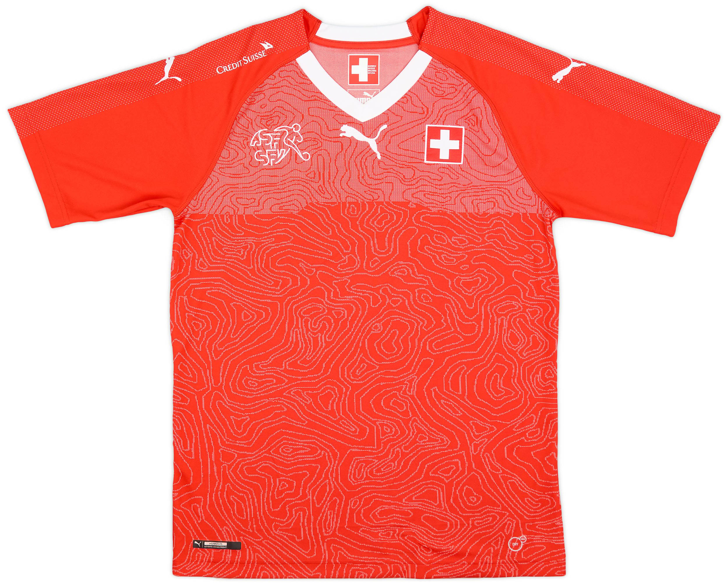 2018-20 Switzerland Home Shirt - 10/10 - (S)
