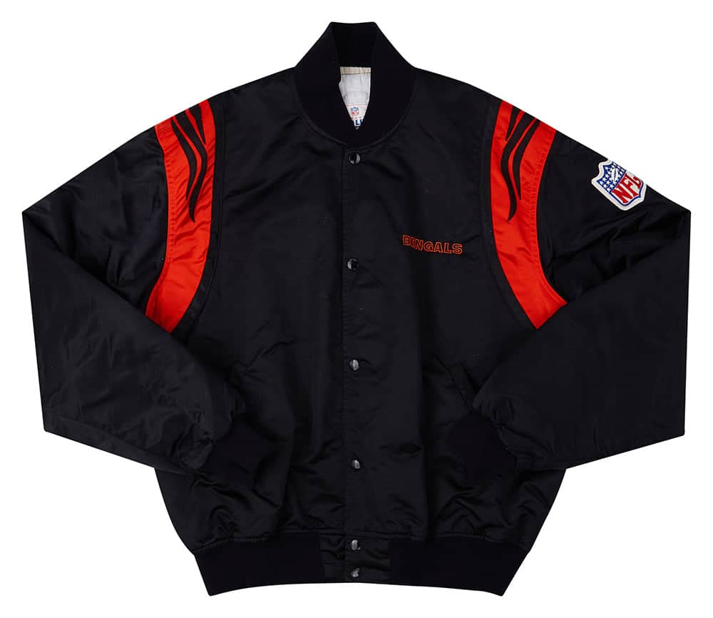 1980s Cincinnati Bengals Starter Satin Varsity Jacket XL
