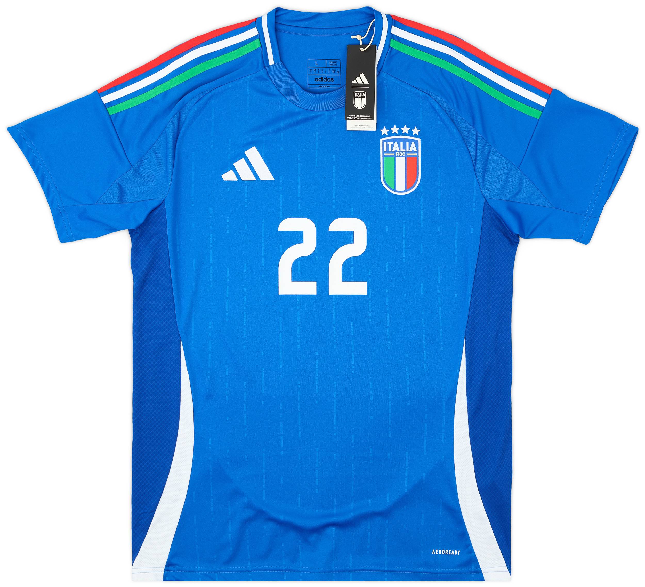 2024-25 Italy Home Shirt El Shaarawy #22