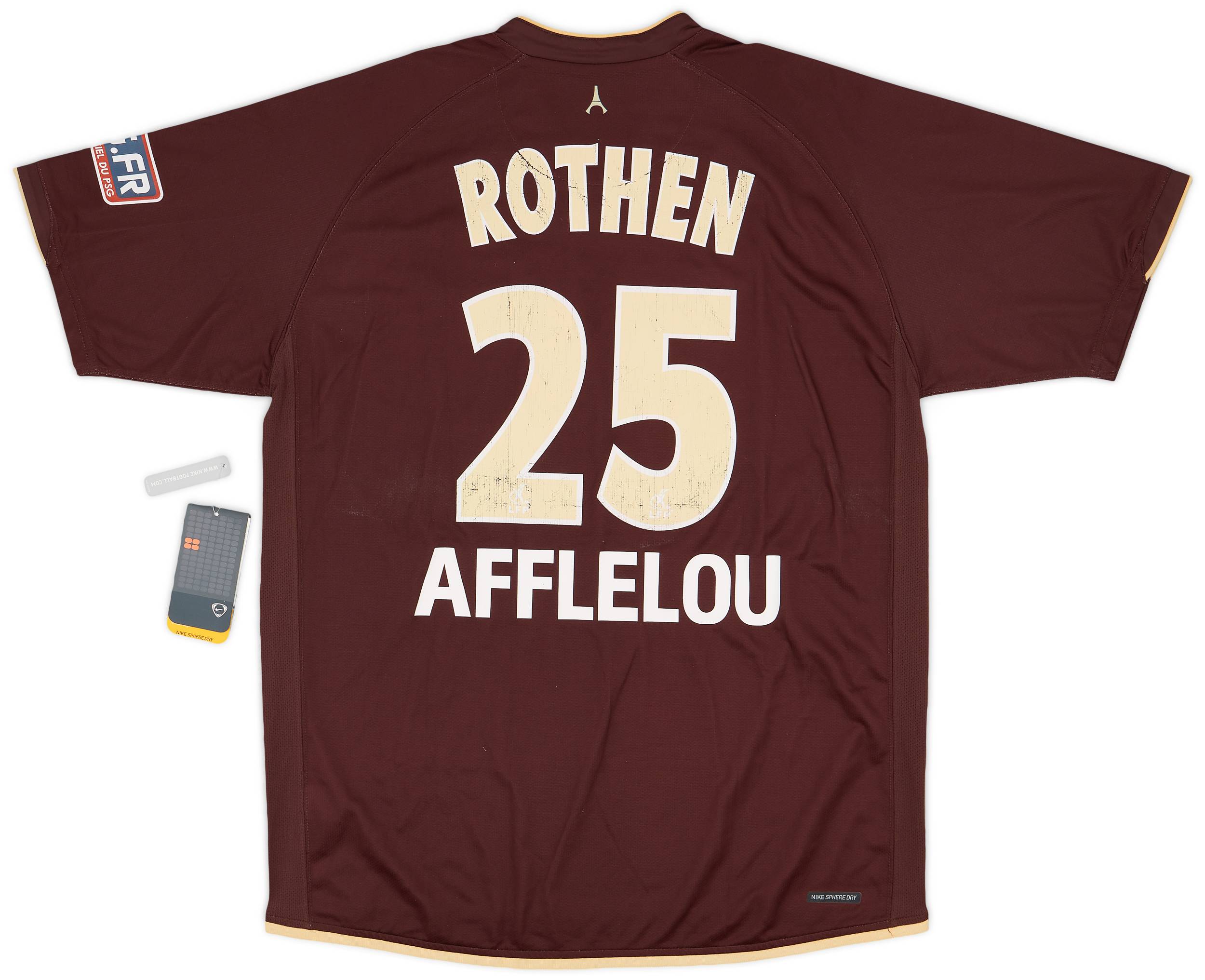 2006-07 Paris Saint-Germain Away Shirt Rothen #25 (L)