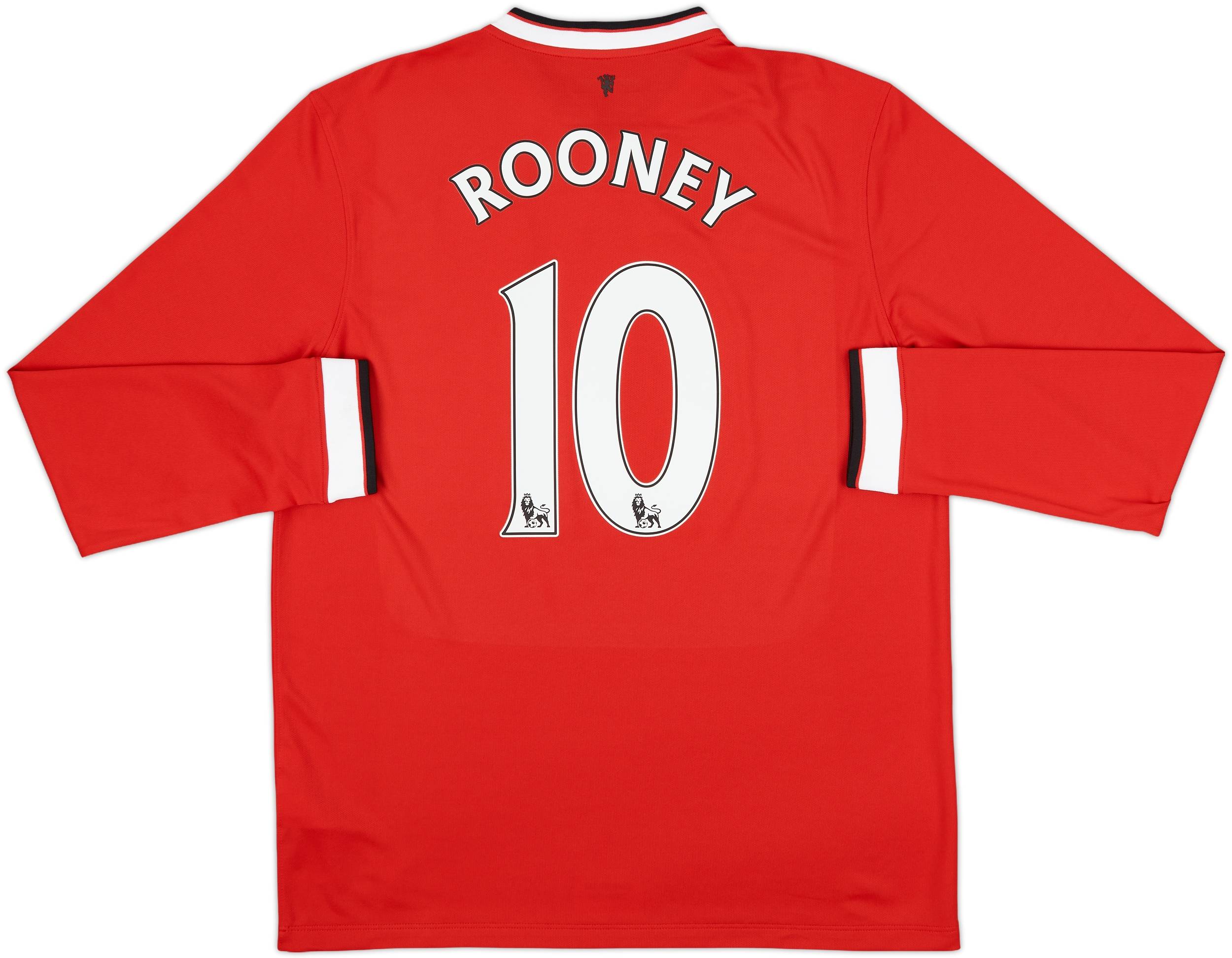 2014-15 Manchester United Home L/S Shirt Rooney #10 (L)