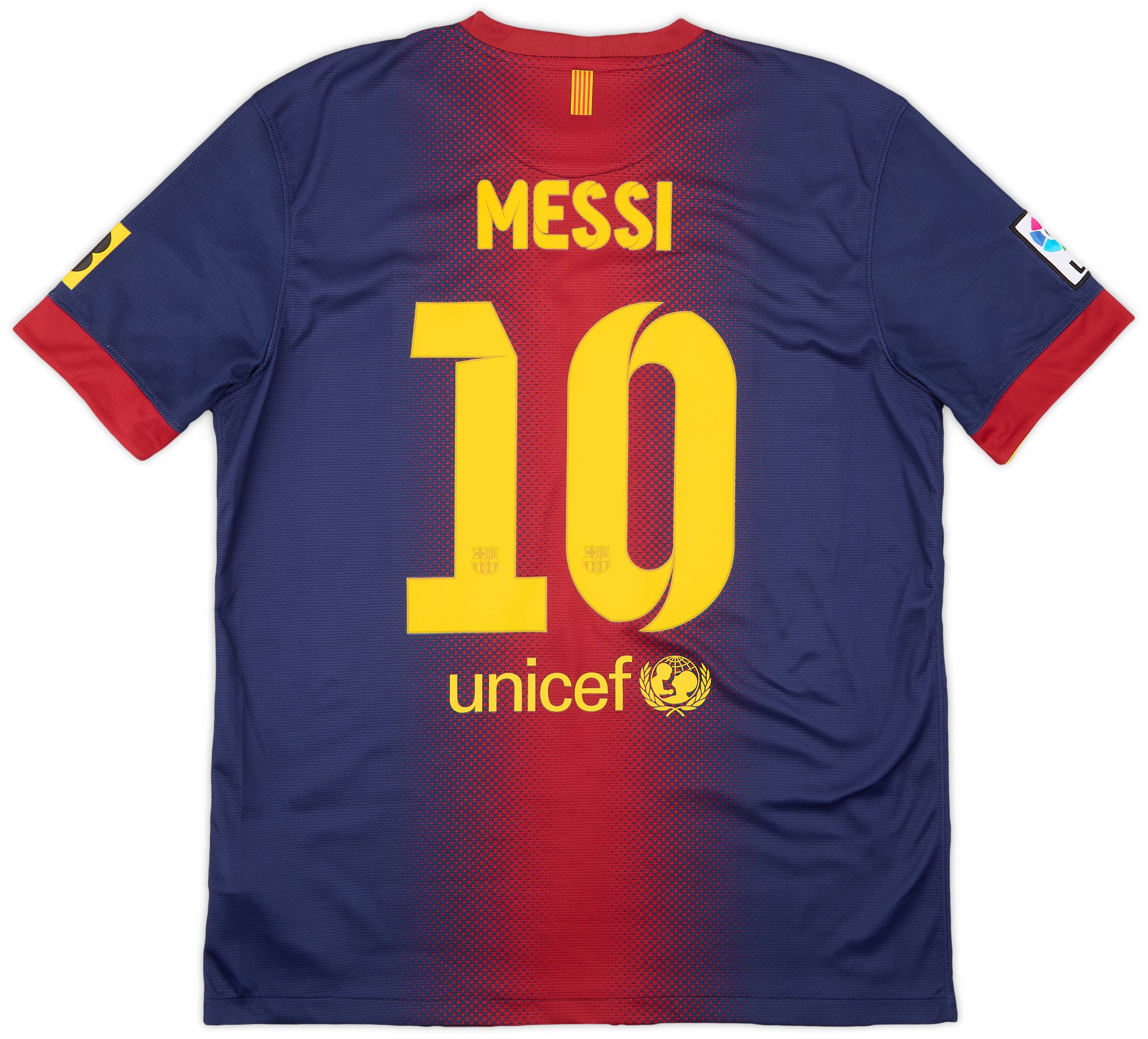2012-13 Barcelona Home Shirt Messi #10 - 8/10 - (L)