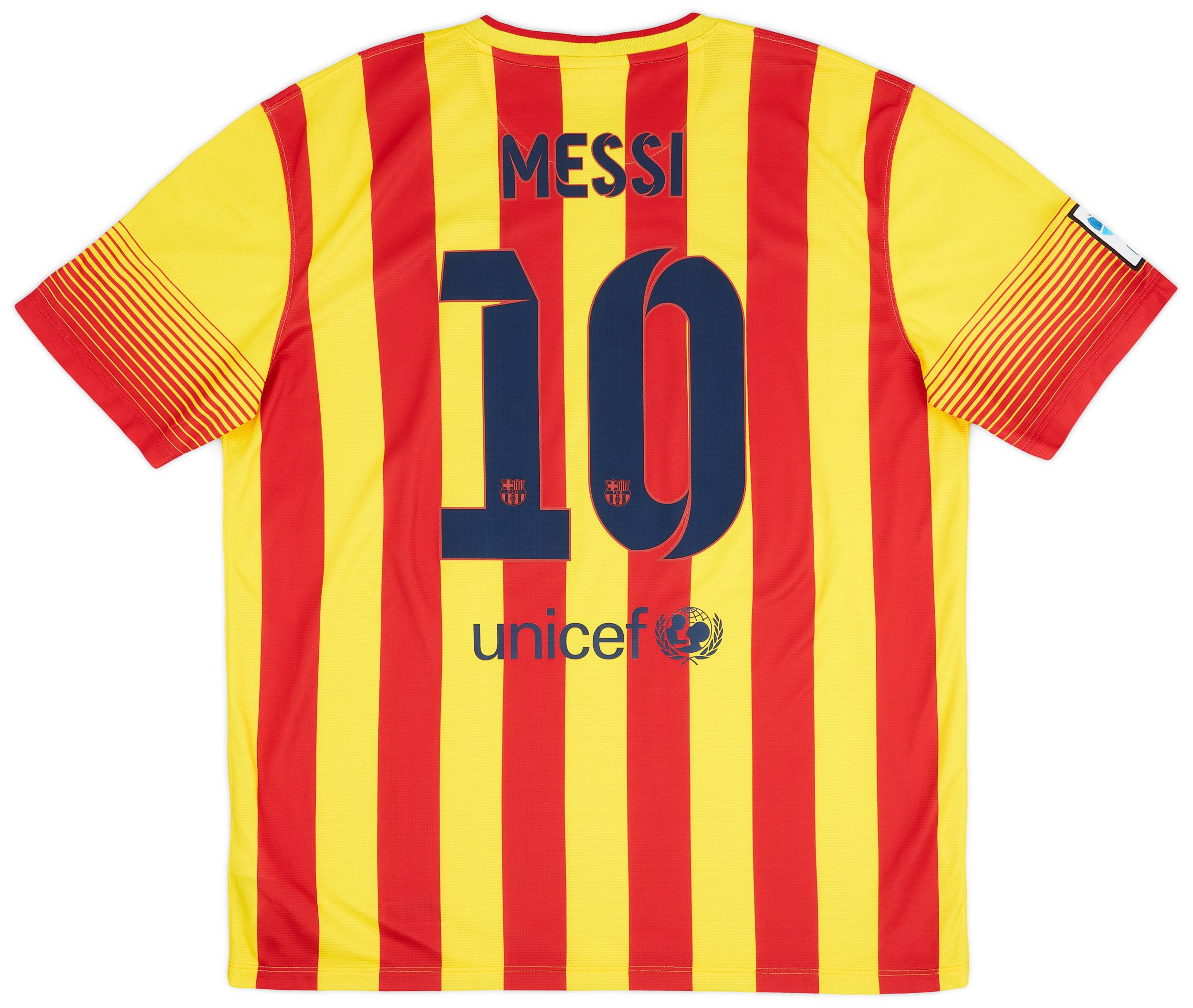 2013-15 Barcelona Away Shirt Messi #10 - 8/10 - (XL)