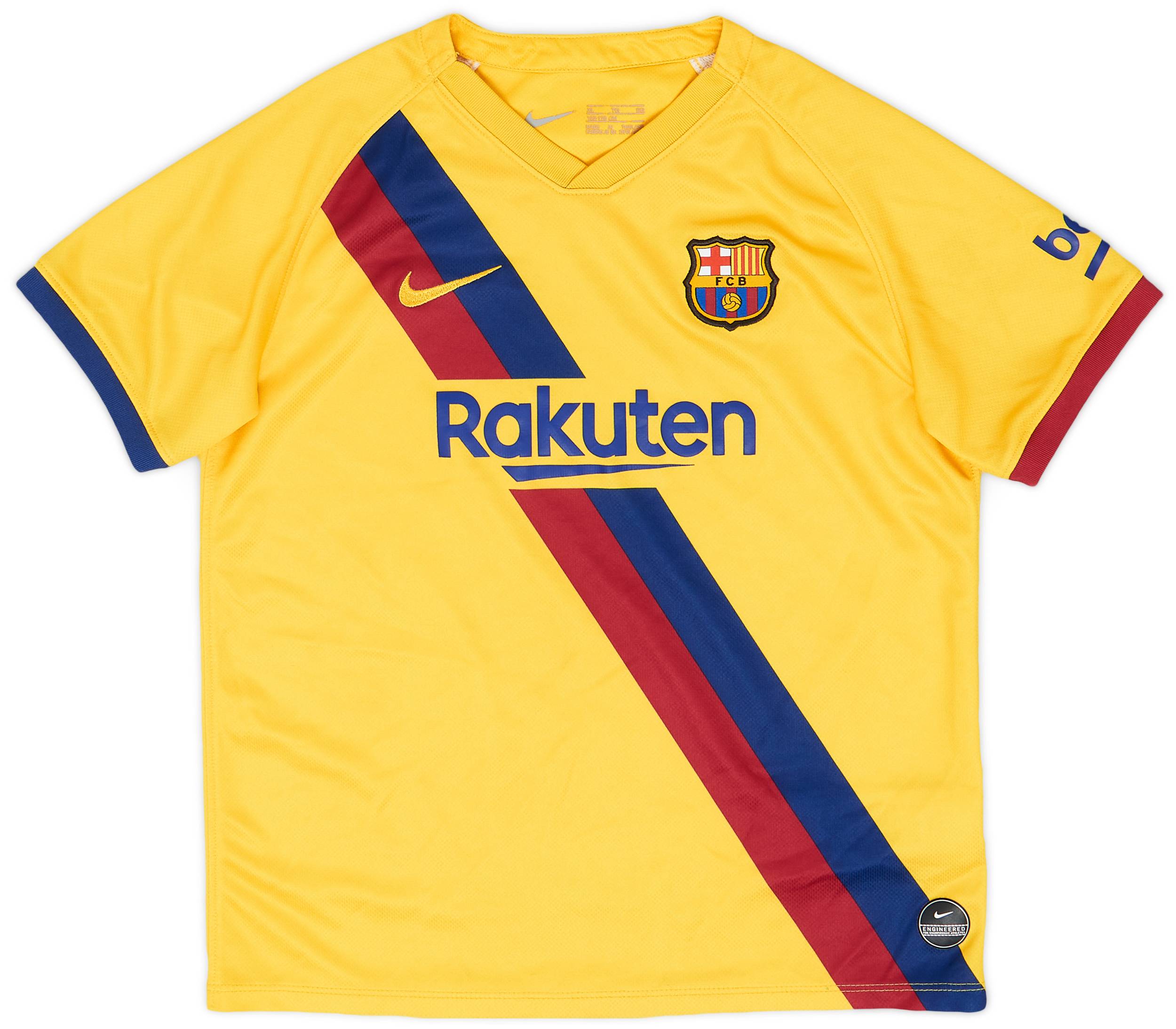 2019-20 Barcelona Away Shirt - 9/10 - (XL.Boys)