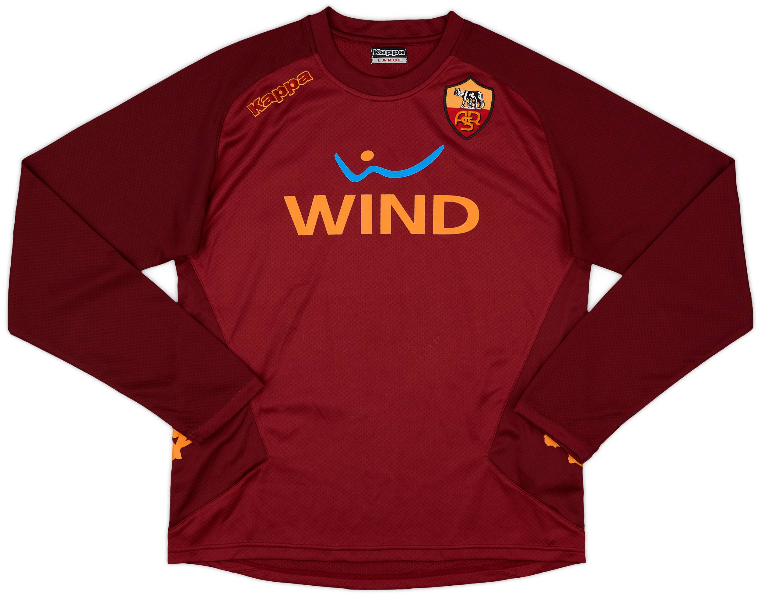 2012-13 Roma Kappa Sweat Top - 7/10 - (L)