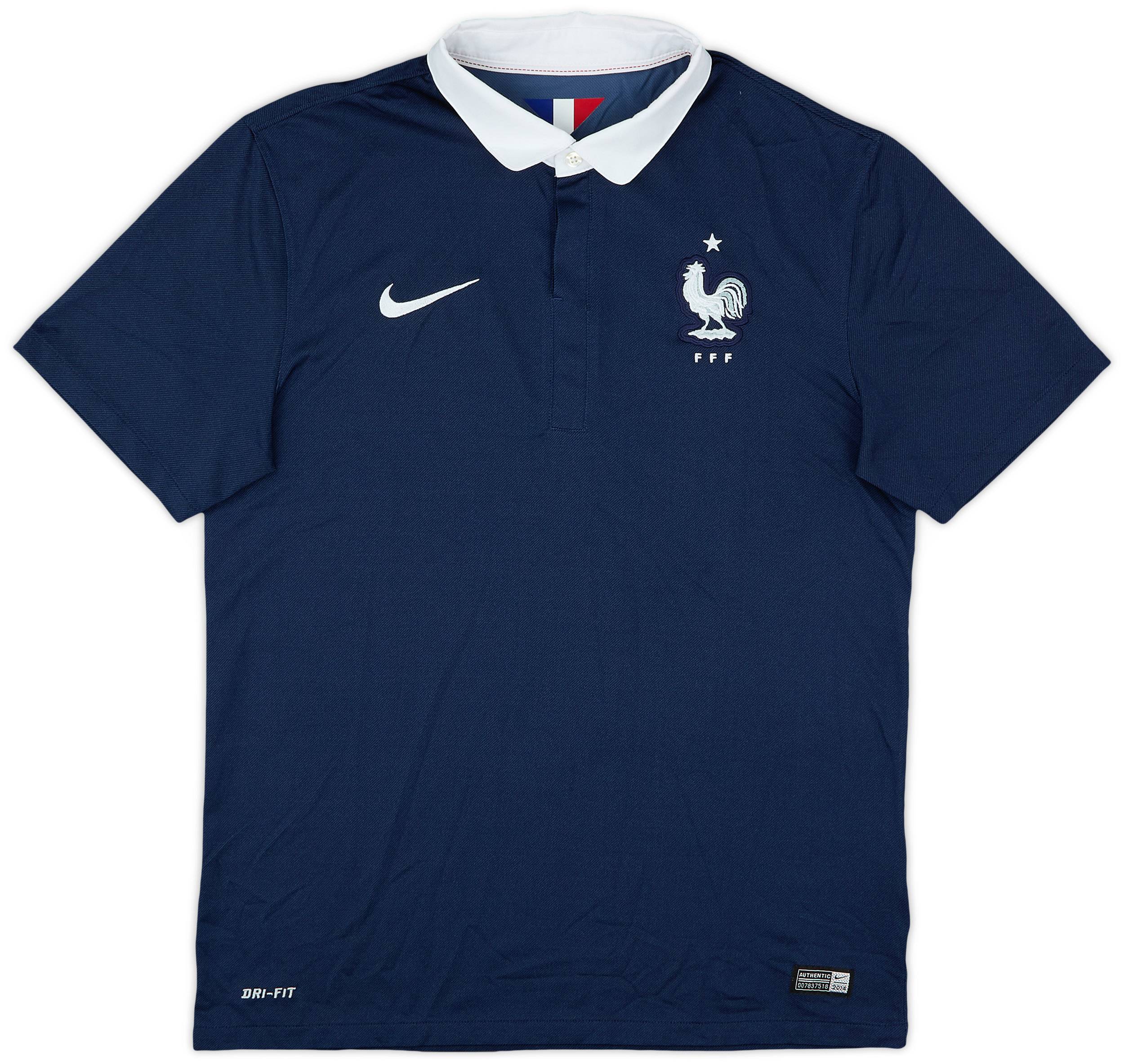 2014-15 France Home Shirt - 8/10 - (M)