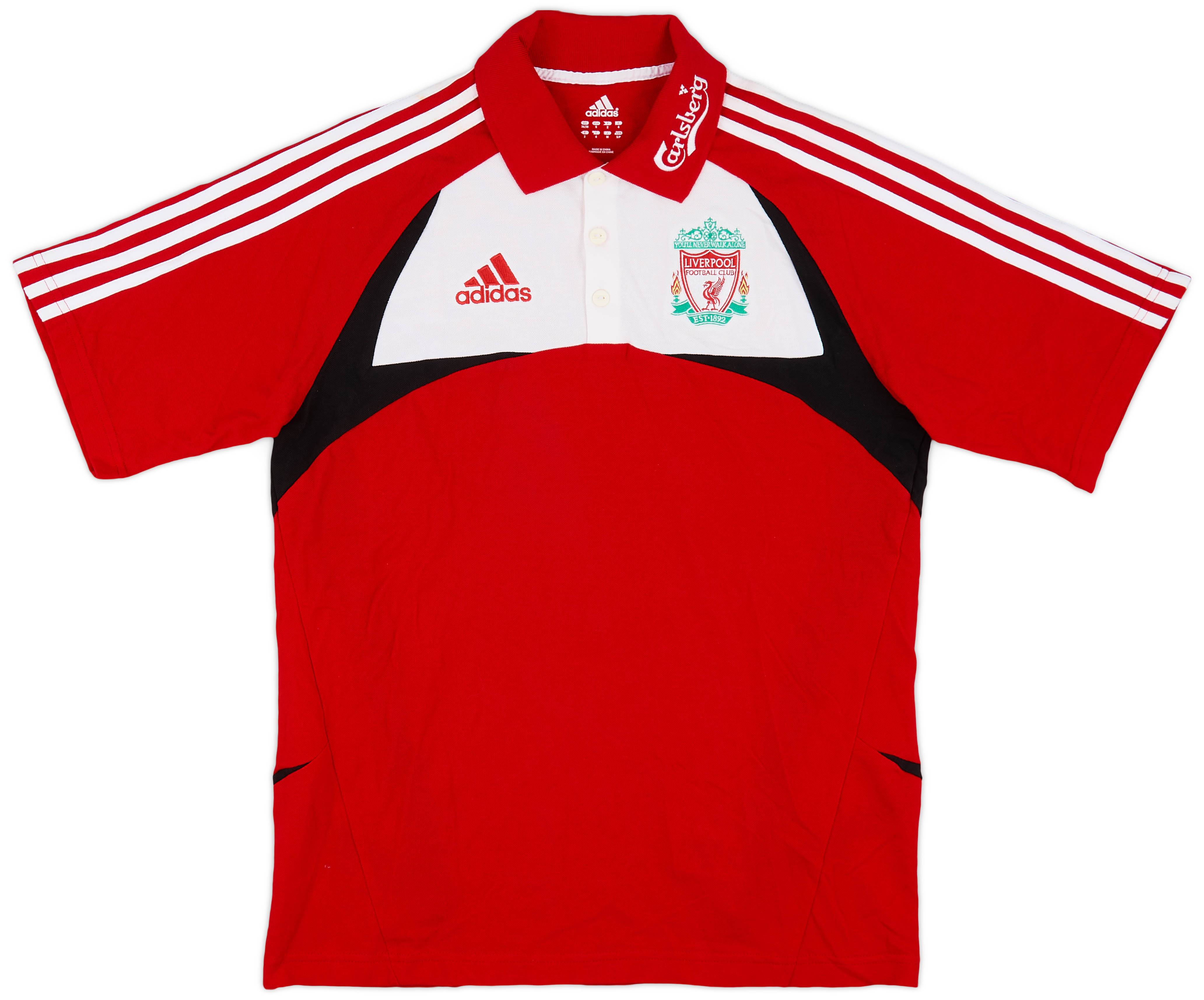 2007-08 Liverpool adidas Polo Shirt (S)