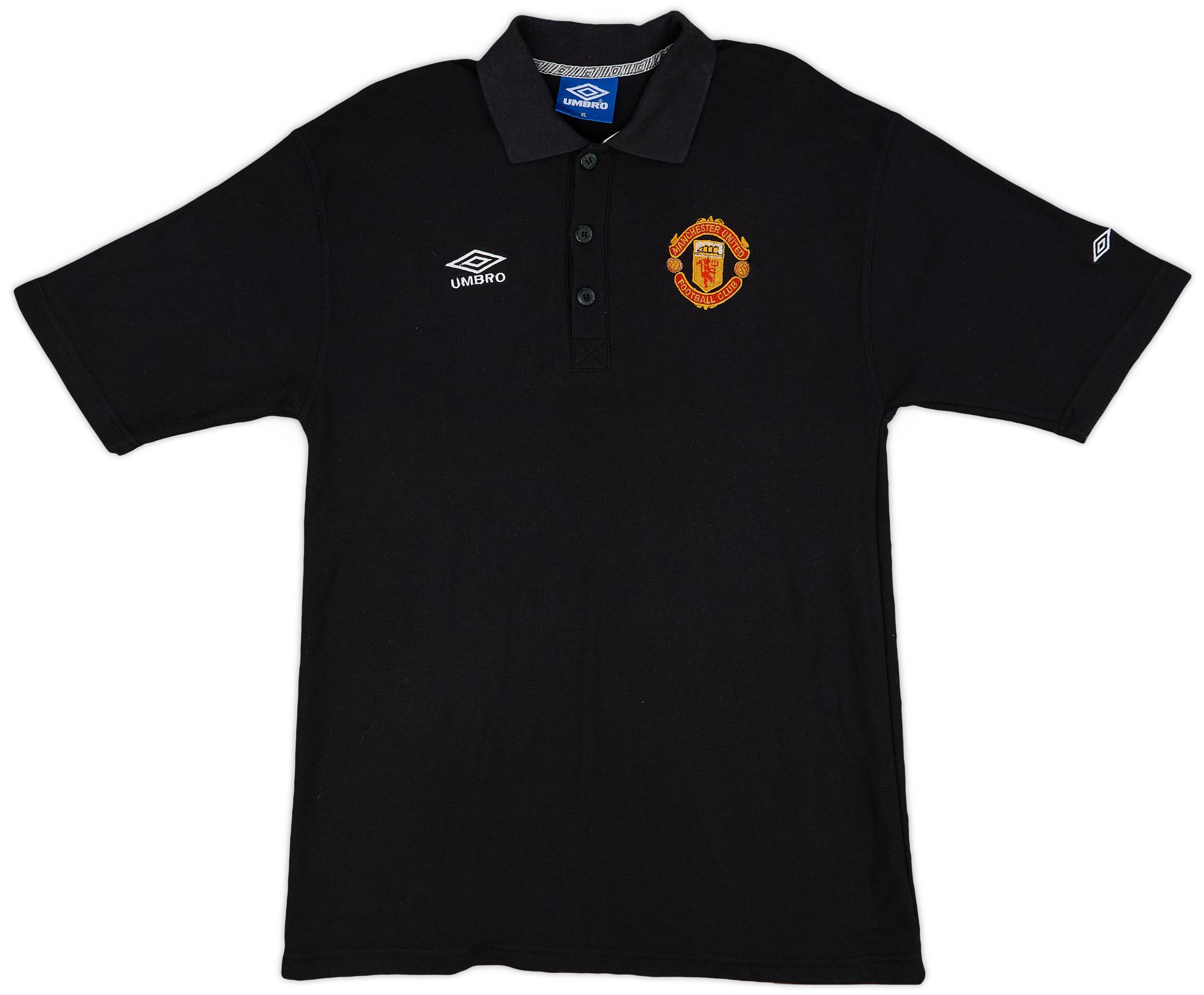 1998-99 Manchester United Umbro Polo Shirt - 8/10 - (XL)
