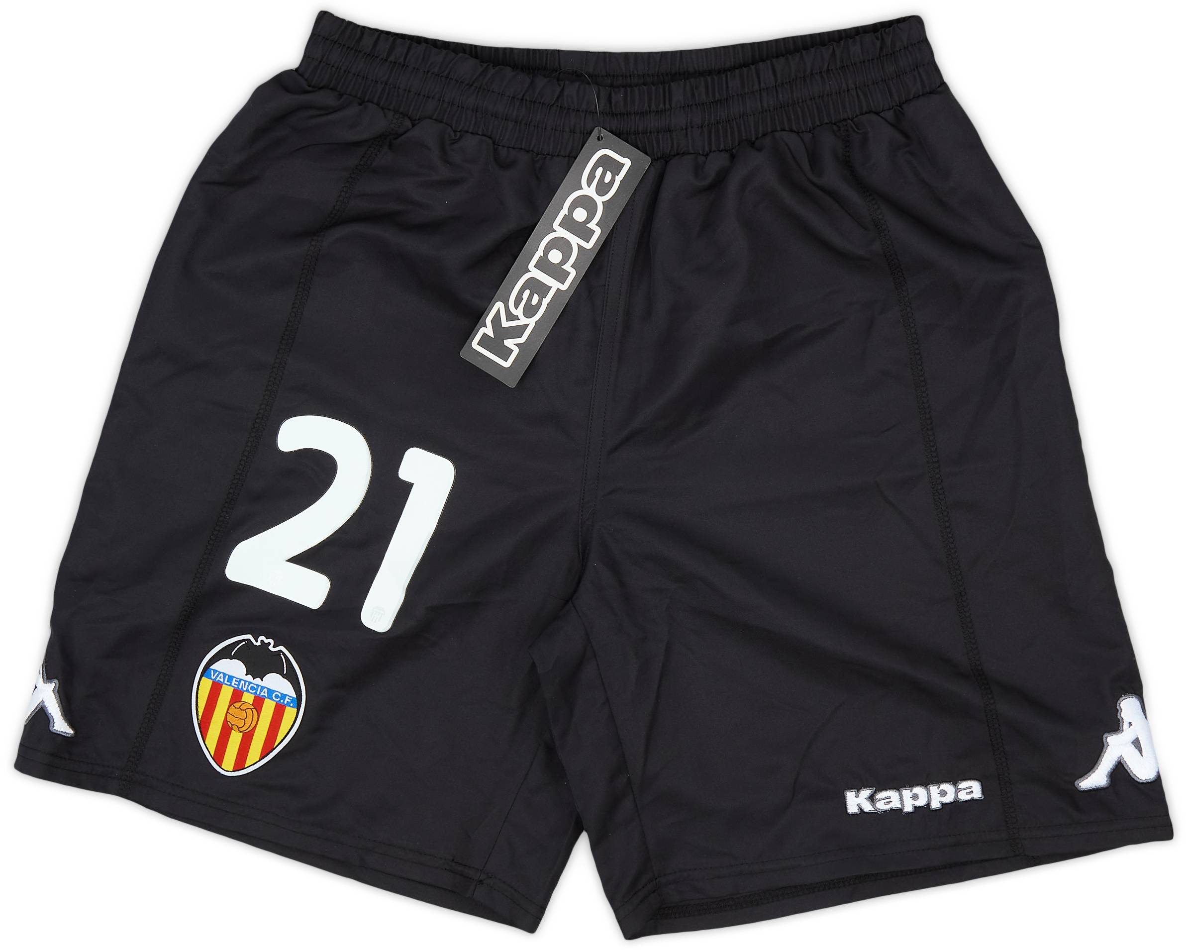 2009-10 Valencia Player Issue Home Shorts #21 (S)