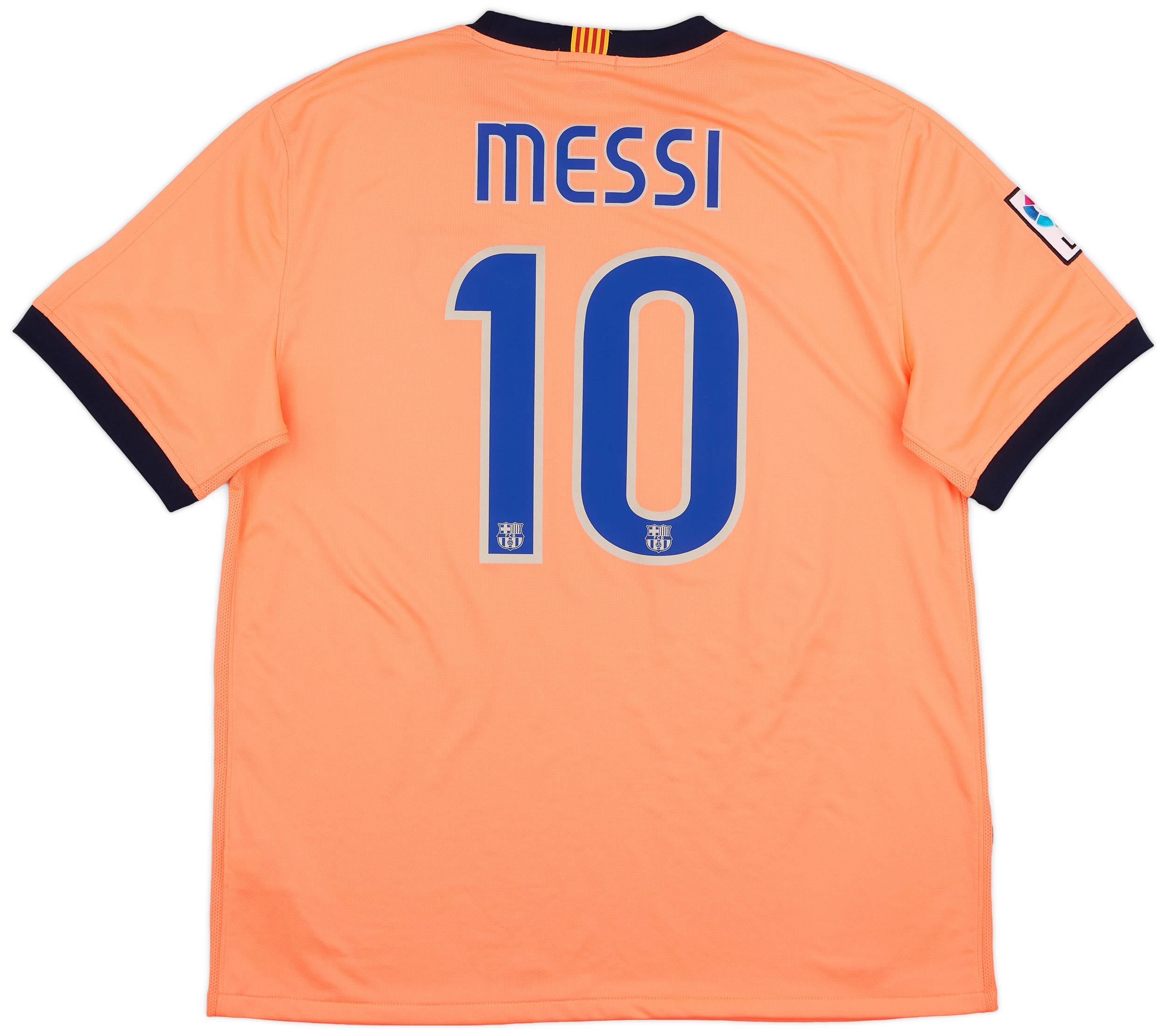 2009-10 Barcelona Away Shirt Messi #10 - 9/10 - (XL)