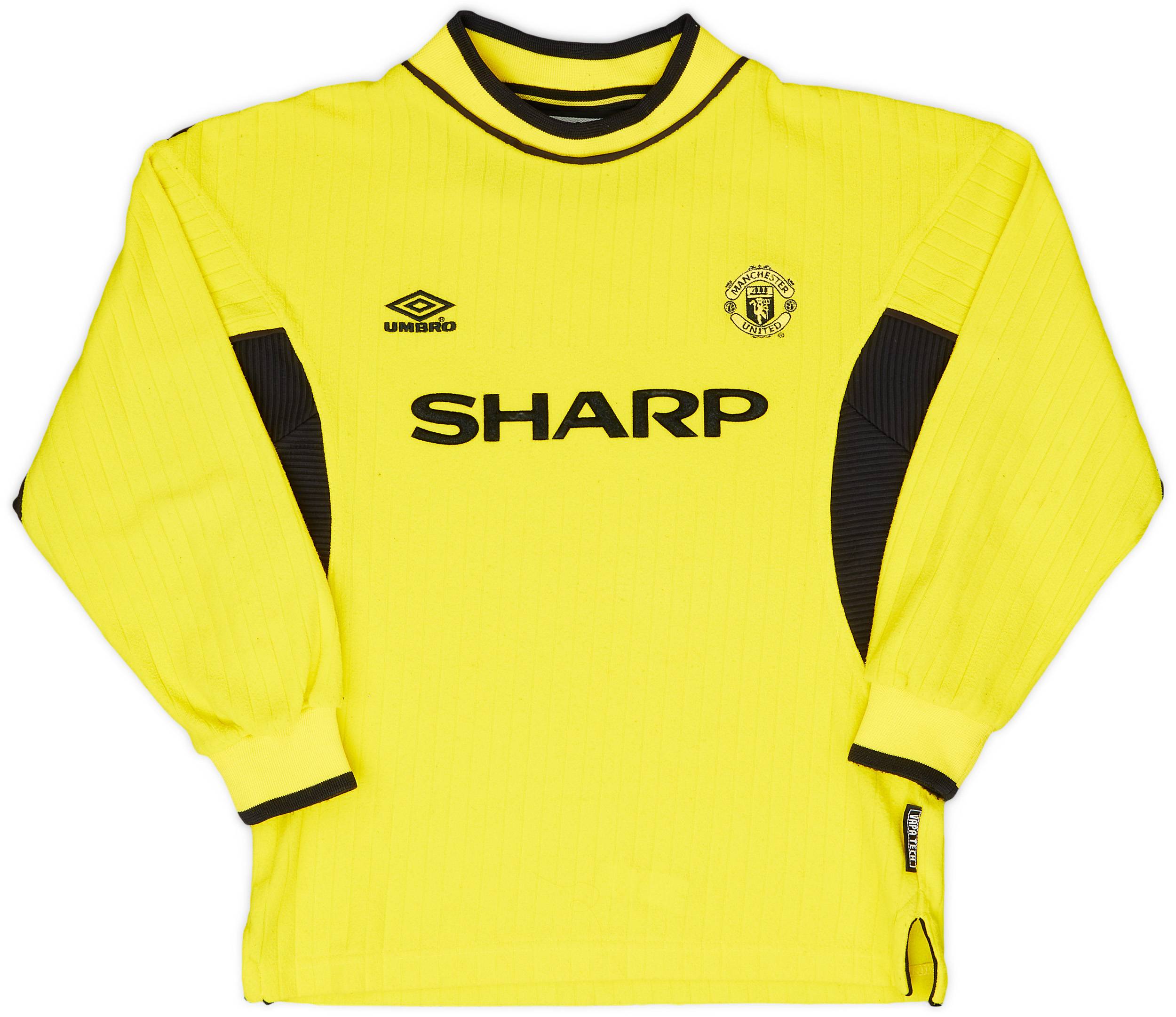 1999-00 Manchester United GK Shirt - 8/10 - (S.Boys)
