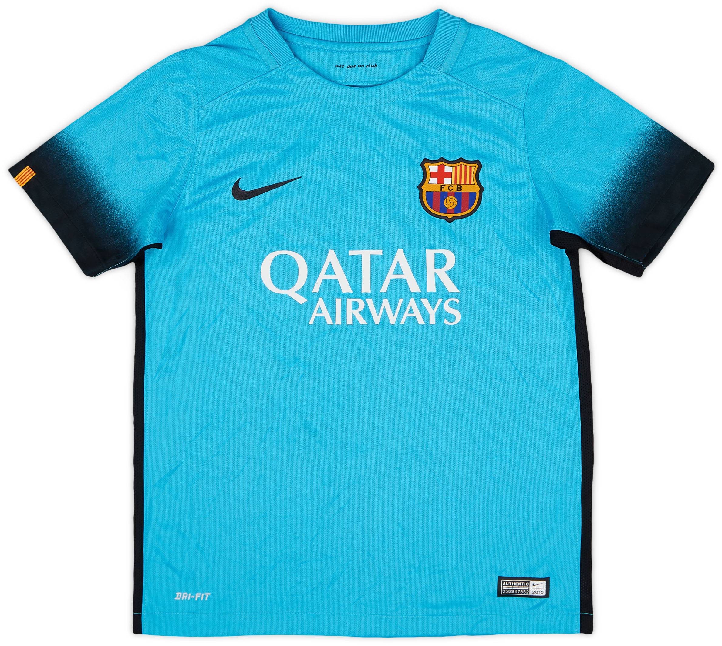 2015-16 Barcelona Third Shirt - 7/10 - (M.Boys)