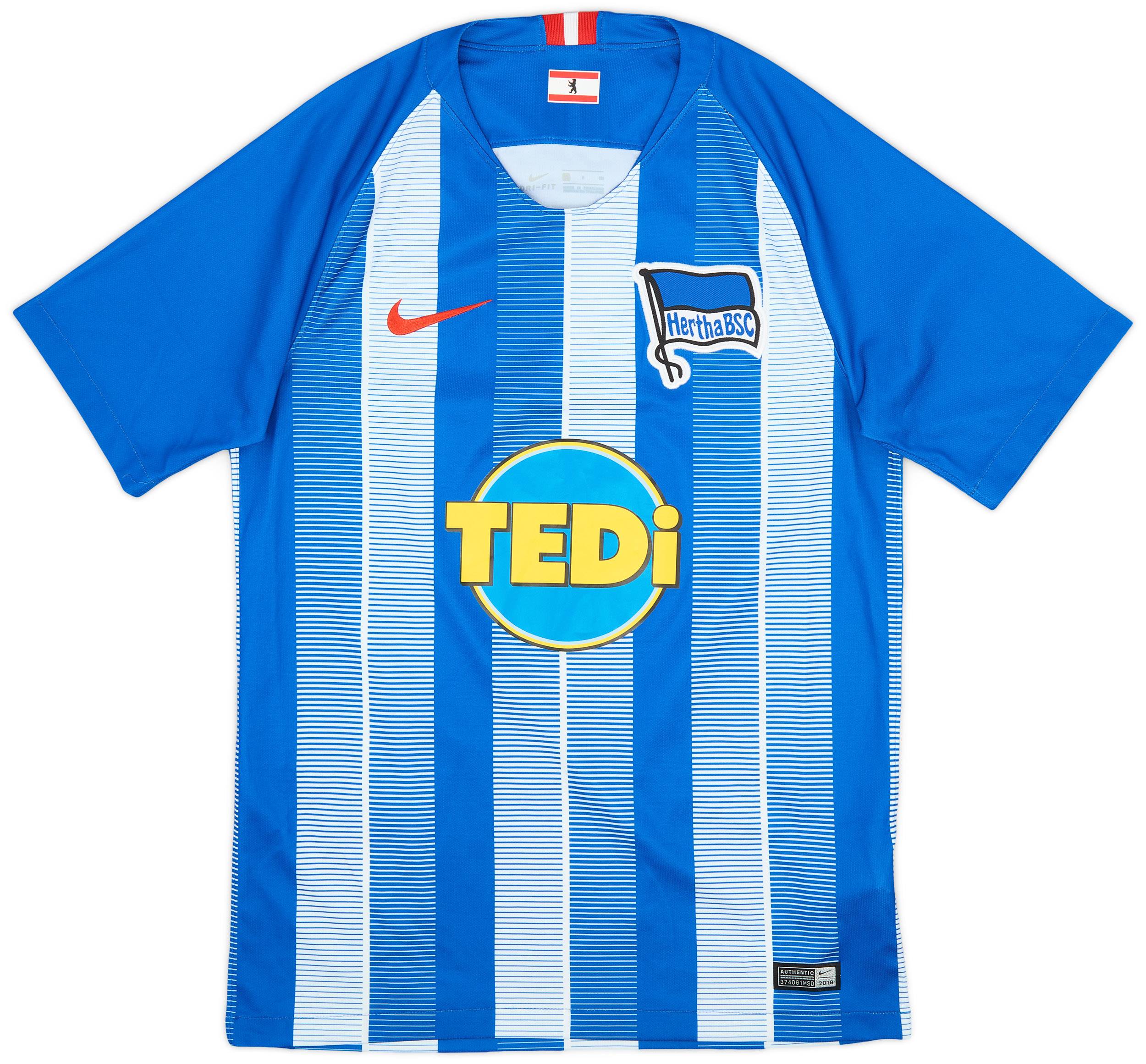 2018-19 Hertha Berlin Home Shirt - 8/10 - (S)
