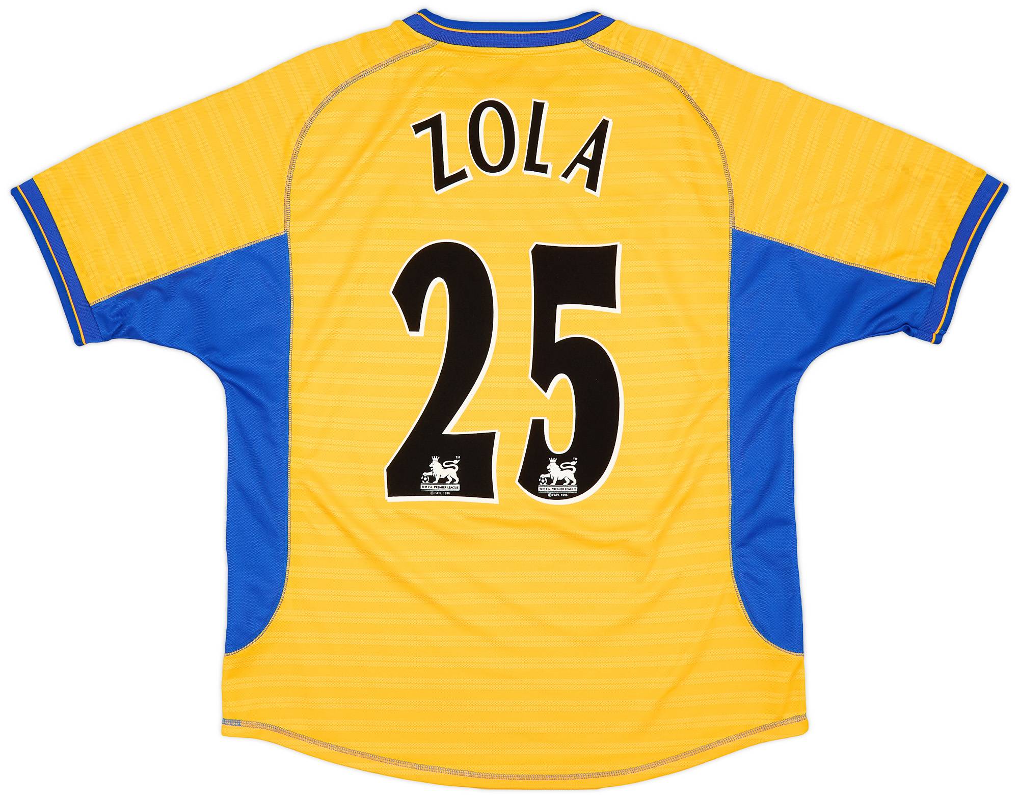 2000-01 Chelsea Away Shirt Zola #25 - 9/10 - (L)