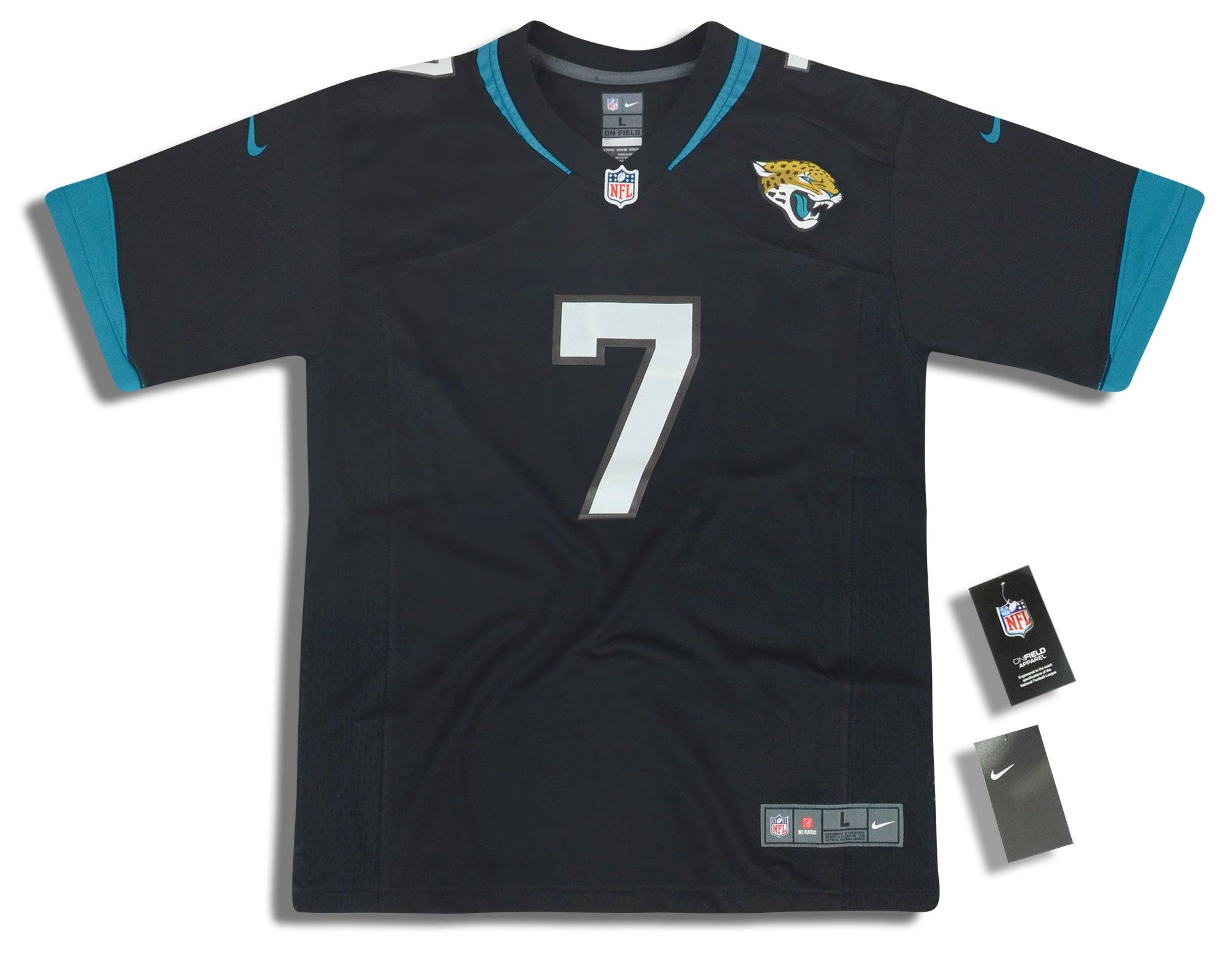 2019 Jacksonville Jaguars Foles #7 Nike Game Jersey (Home) Y - W/Tags
