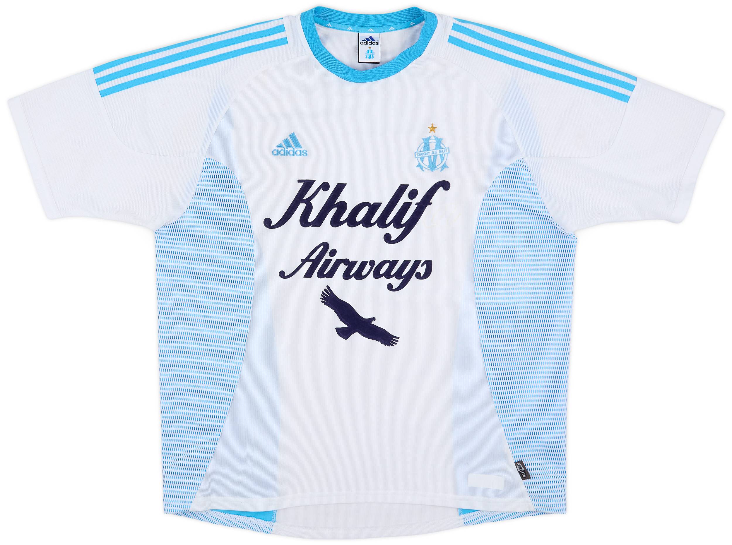 2002-03 Olympique Marseille Home Shirt - 5/10 - (XL)