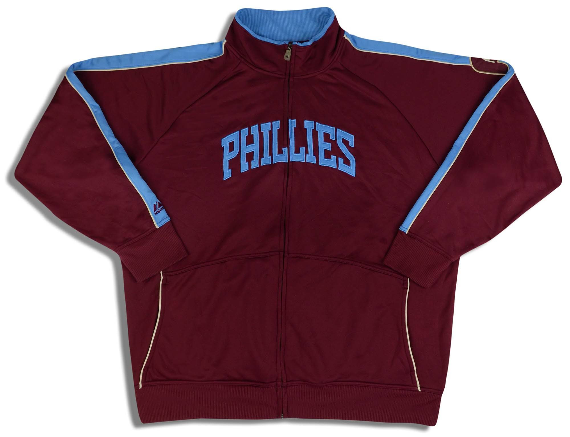 Majestic phillies jacket top