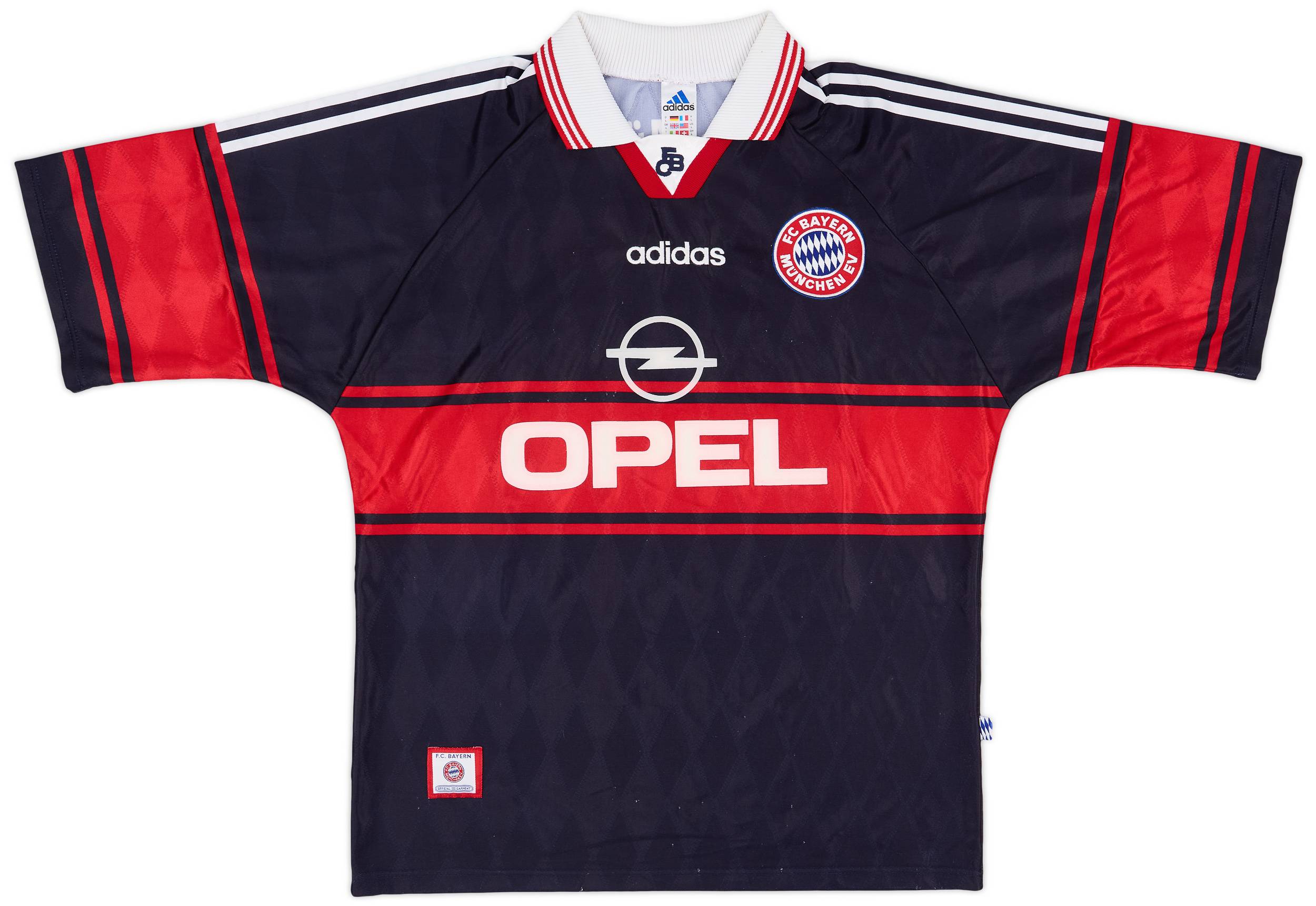 1997-99 Bayern Munich Home Shirt Jancker #19 - 7/10 - (L)
