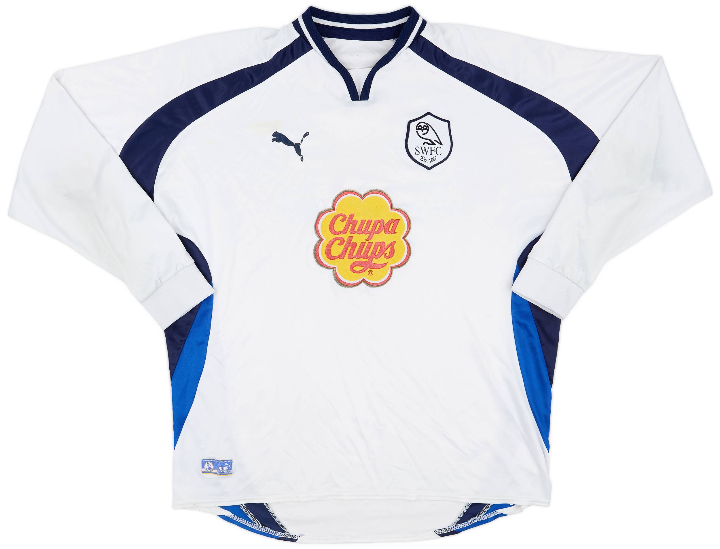 2000-01 Sheffield Wednesday Away L/S Shirt - 6/10 - (XXL)