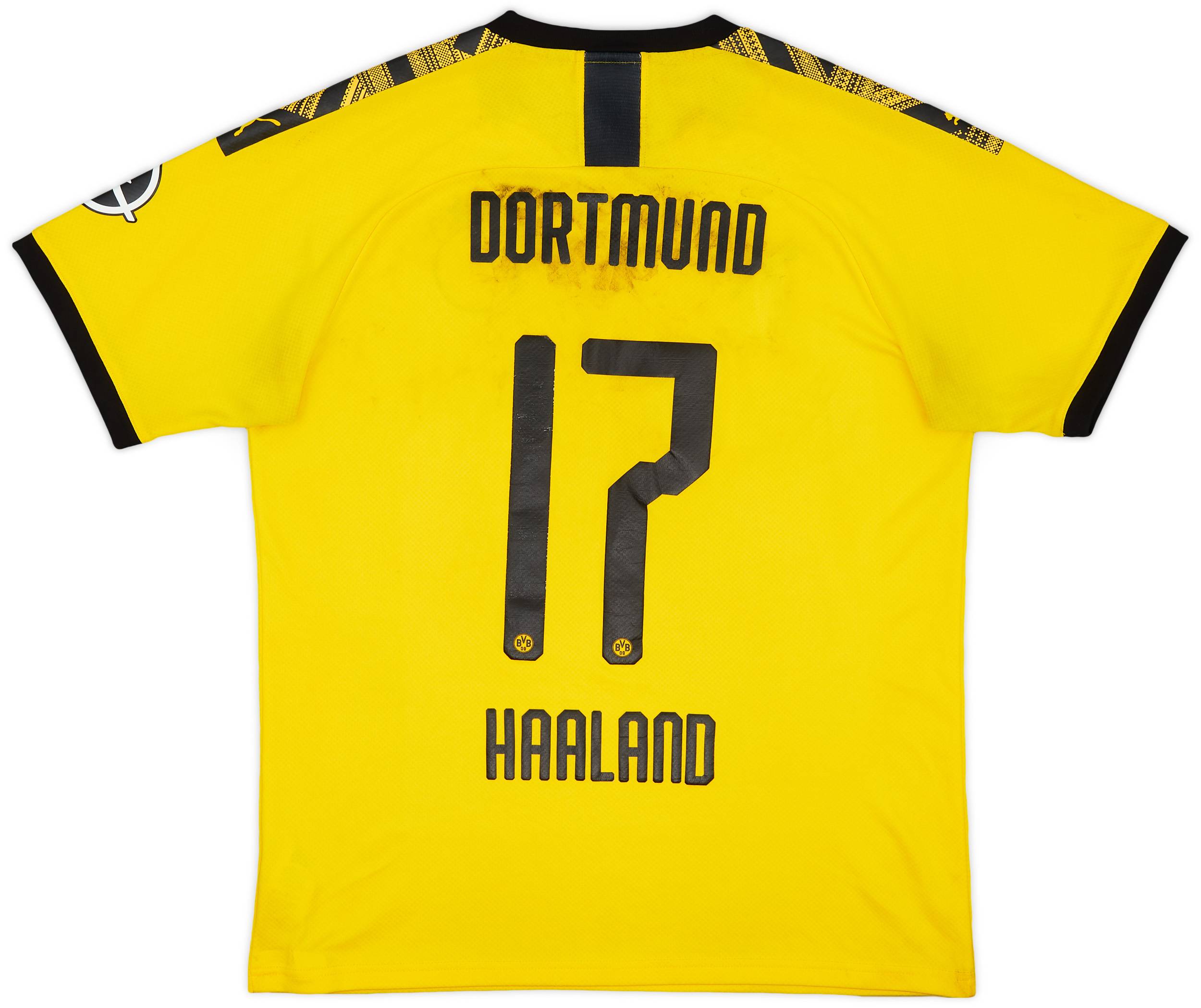 2019-20 Borussia Dortmund Home Shirt Haaland #17 - 5/10 - (L)